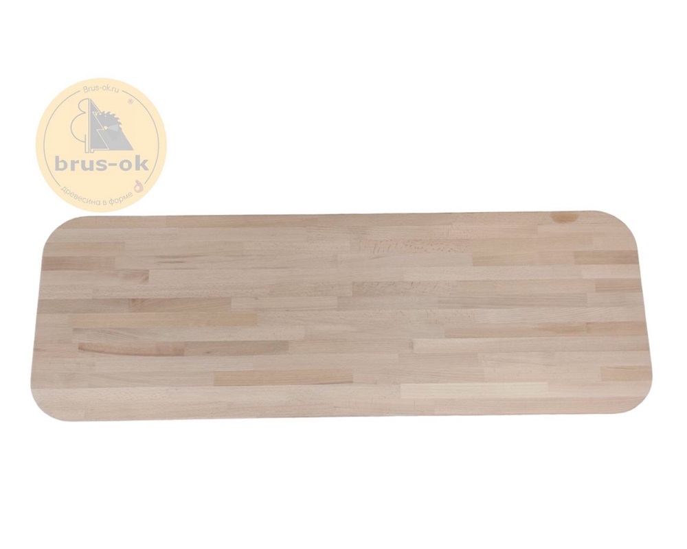 Столешница деревянная овальная Бук АВ сращенный