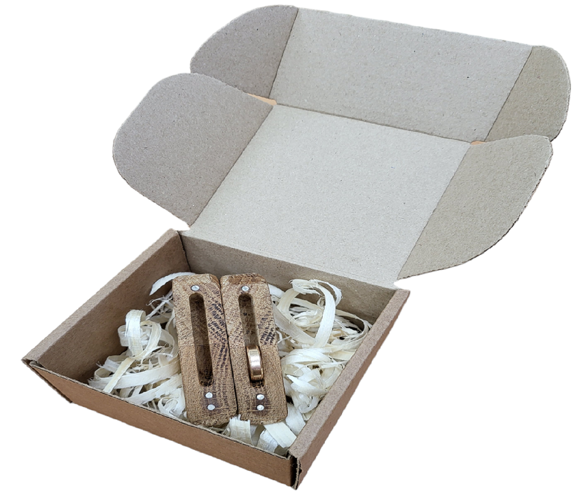 Подарочная коробочка из дуба "Сердце" / Дуб / масло-воск / 20 * 90 * 100 мм