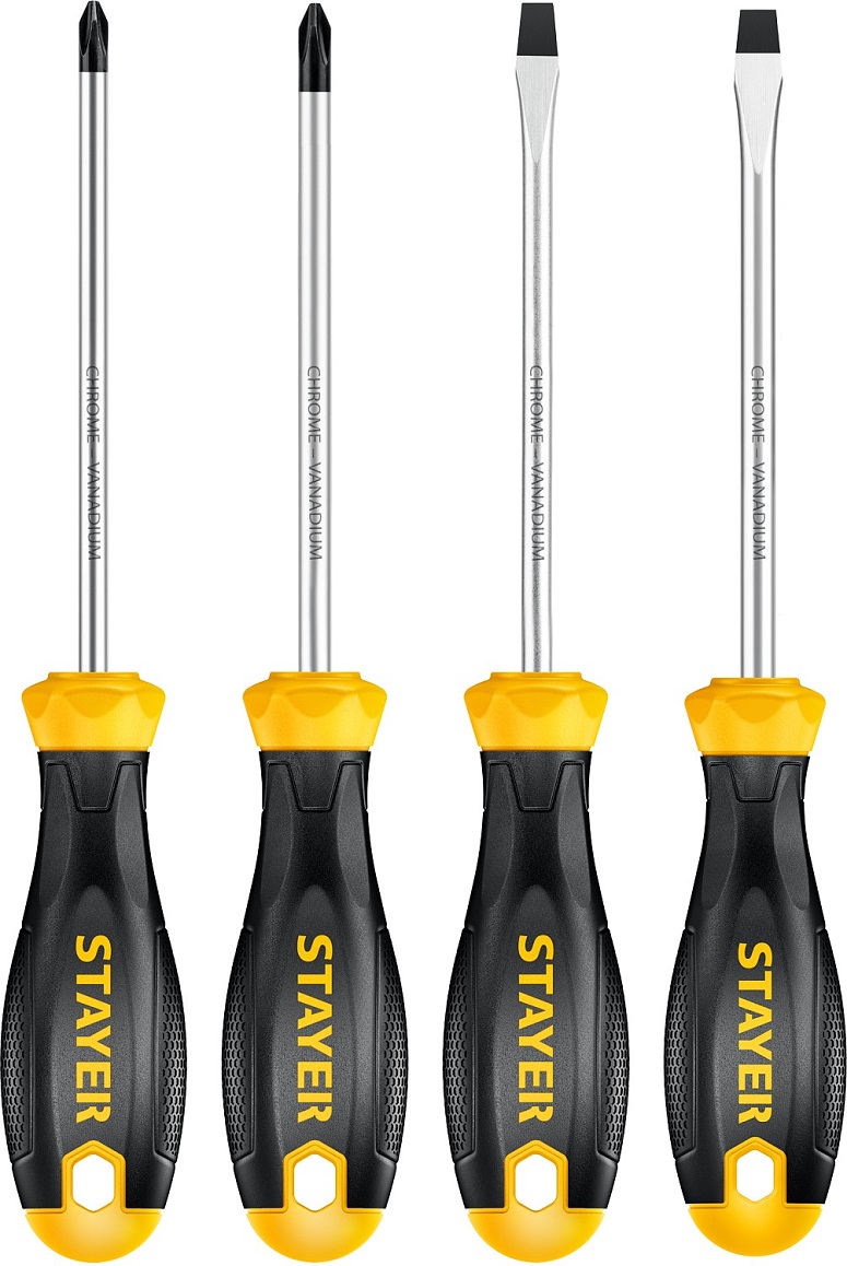 Набор отверток Stayer Hercules / рукоять.двухкомпонентная