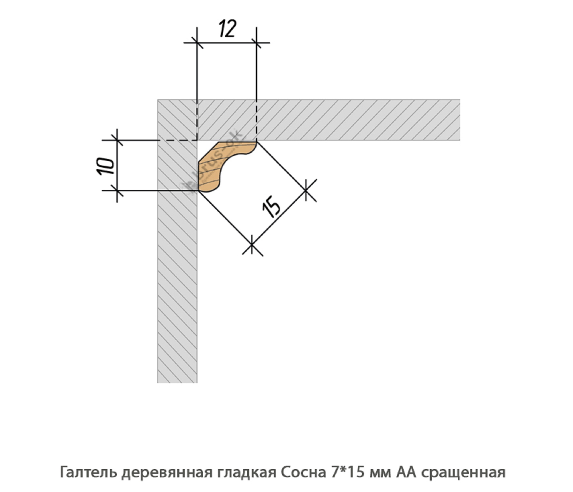 Галтель деревянная - Галтель деревянная купить в Москве, СПБ, Курске
