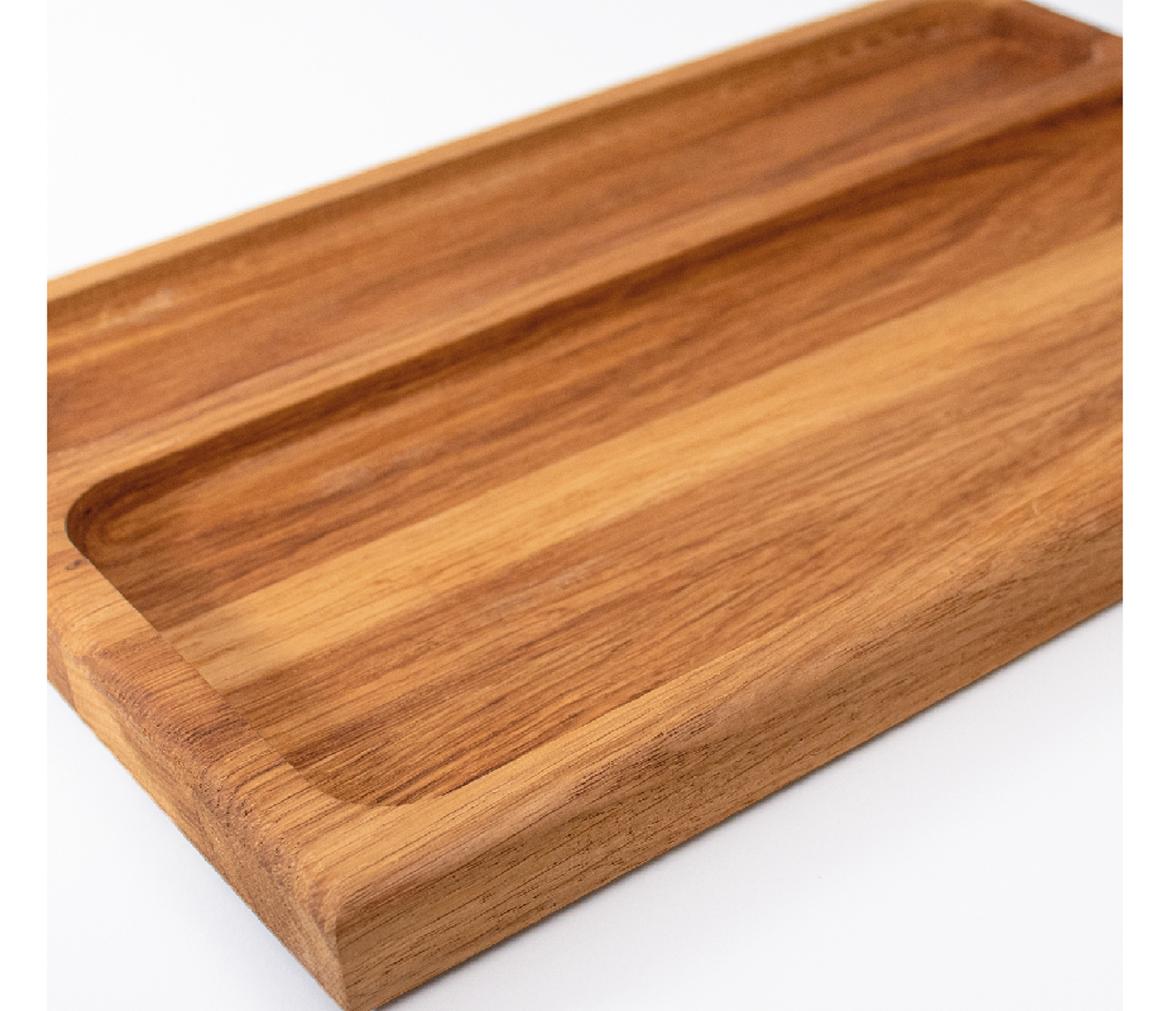 Менажница прямоугольная / Дуб / масло-воск / 20 * 190 * 280  мм