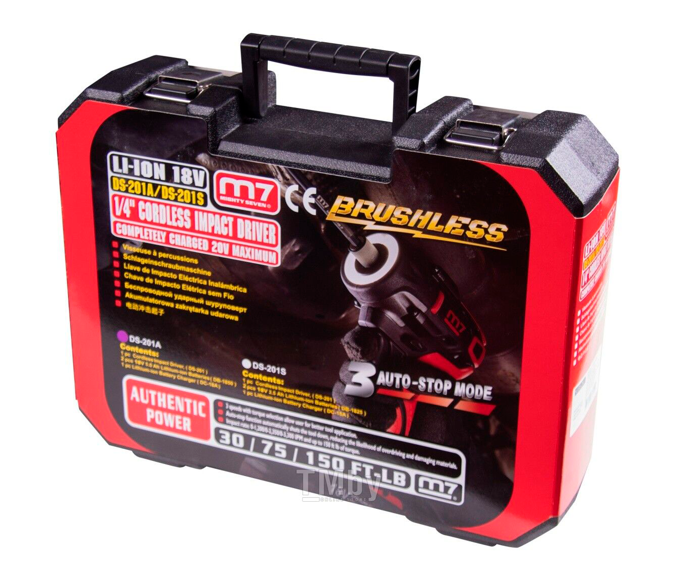 Шуруповерт аккумуляторный MIGHTY SEVEN DS-201A / кейс
