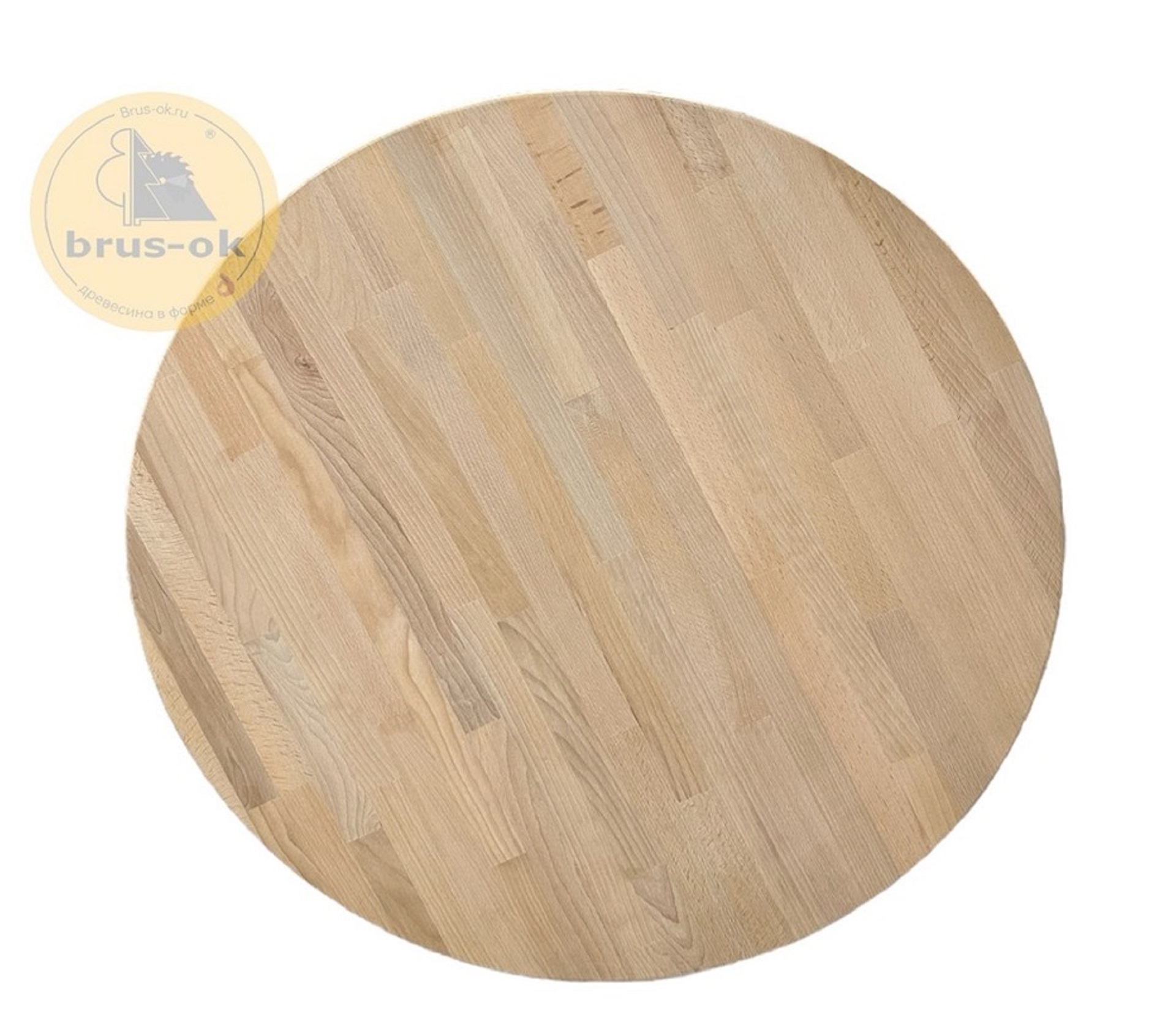 Столешница деревянная круглая Бук АВ сращенный