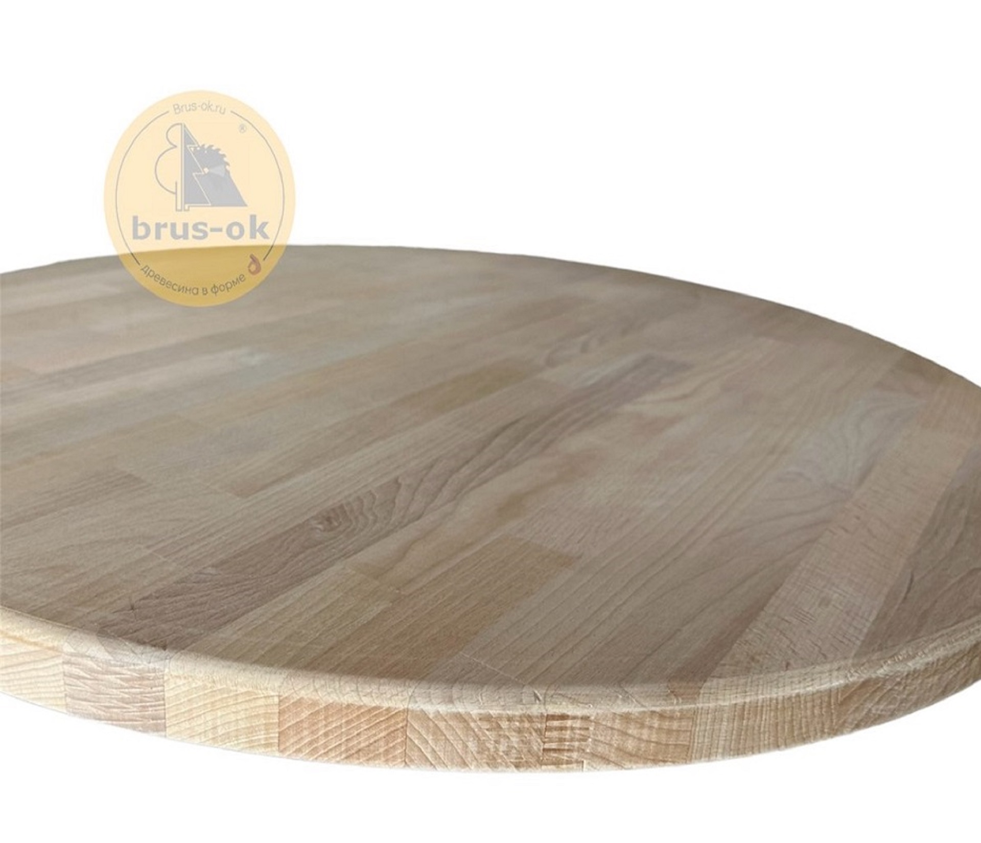 Столешница деревянная круглая Бук АВ сращенный