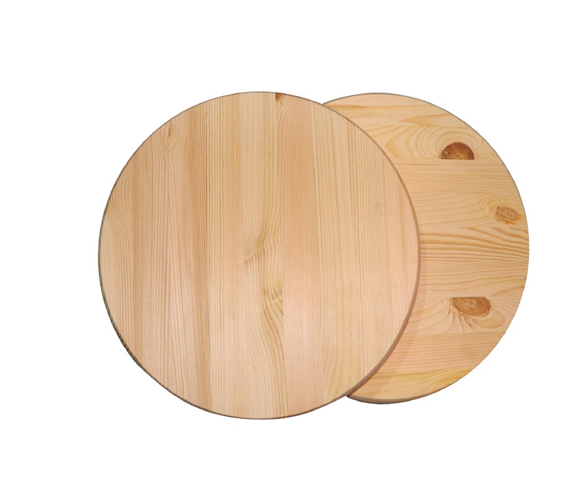 Столешница деревянная круглая Сосна АВ сращенный