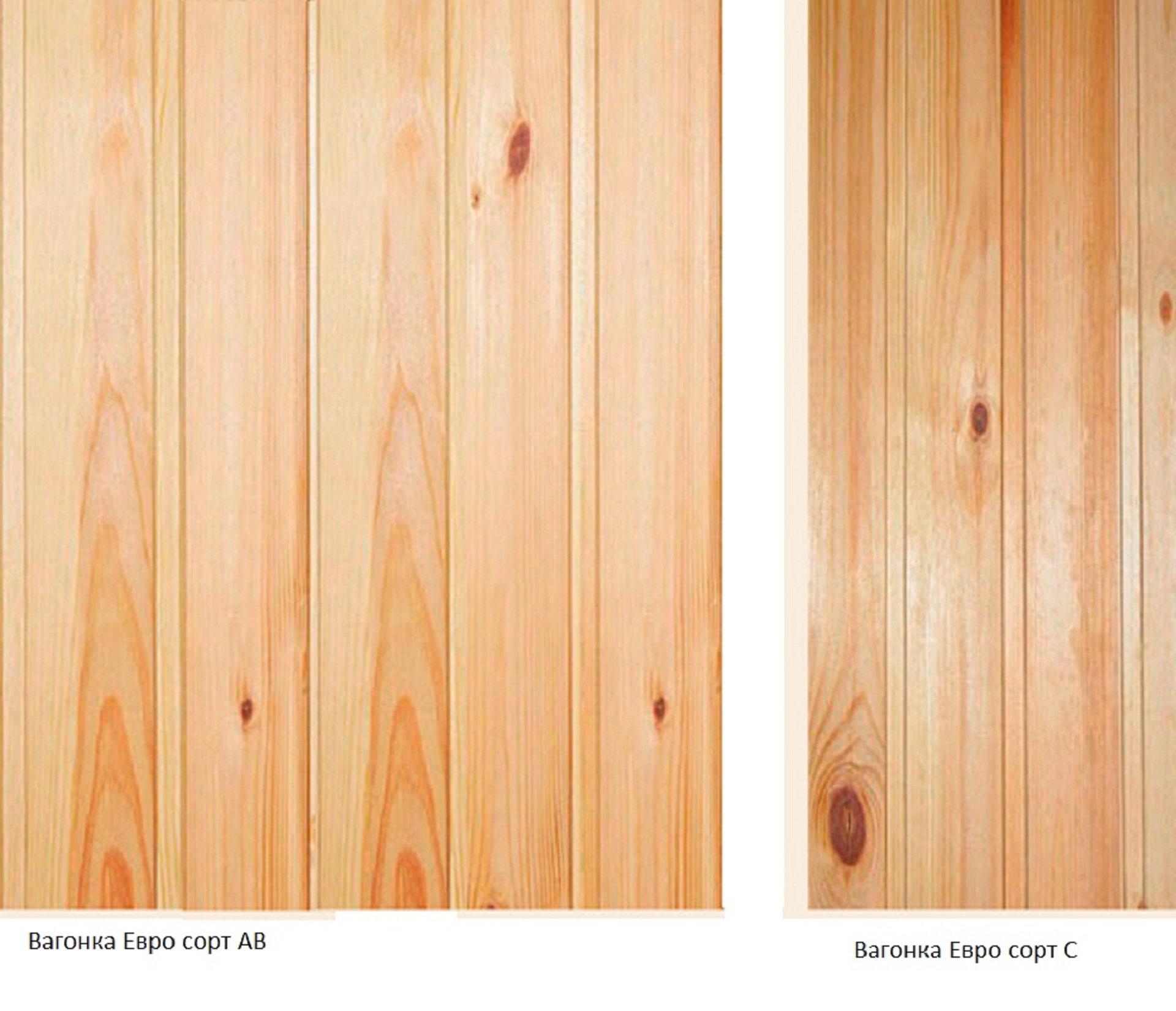 Вагонка деревянная Ель/Сосна АВ цельн.массив Архангельск