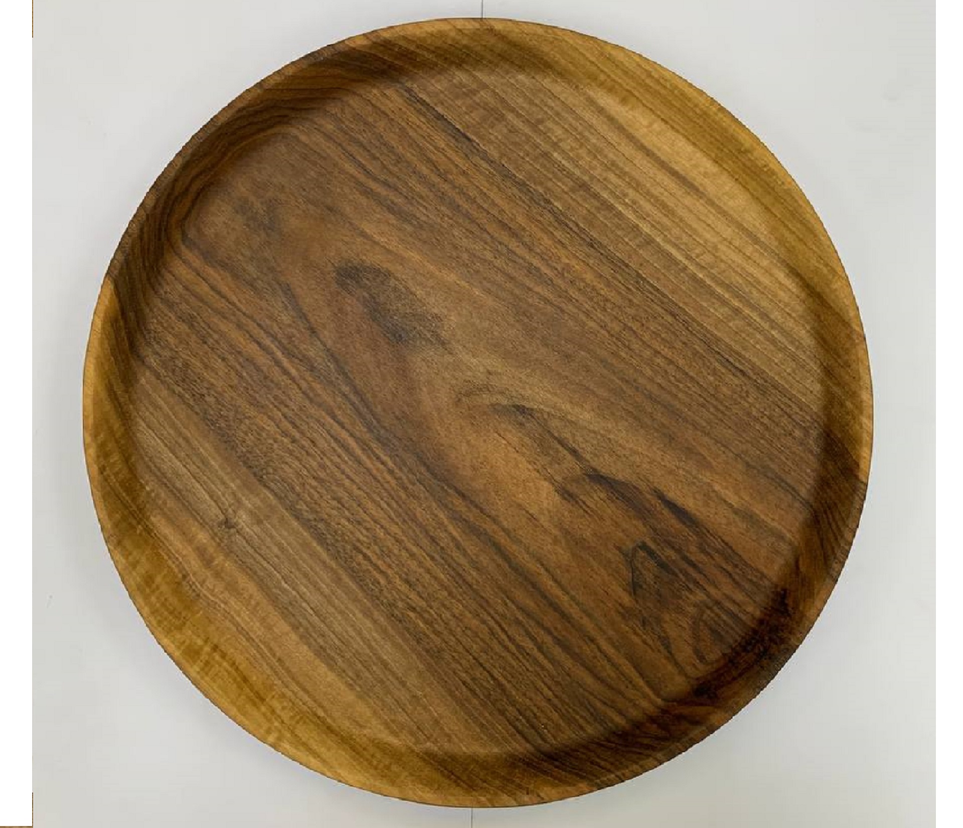 Поднос круглый / Орех / масло-воск / 30 * 370 * 370 мм