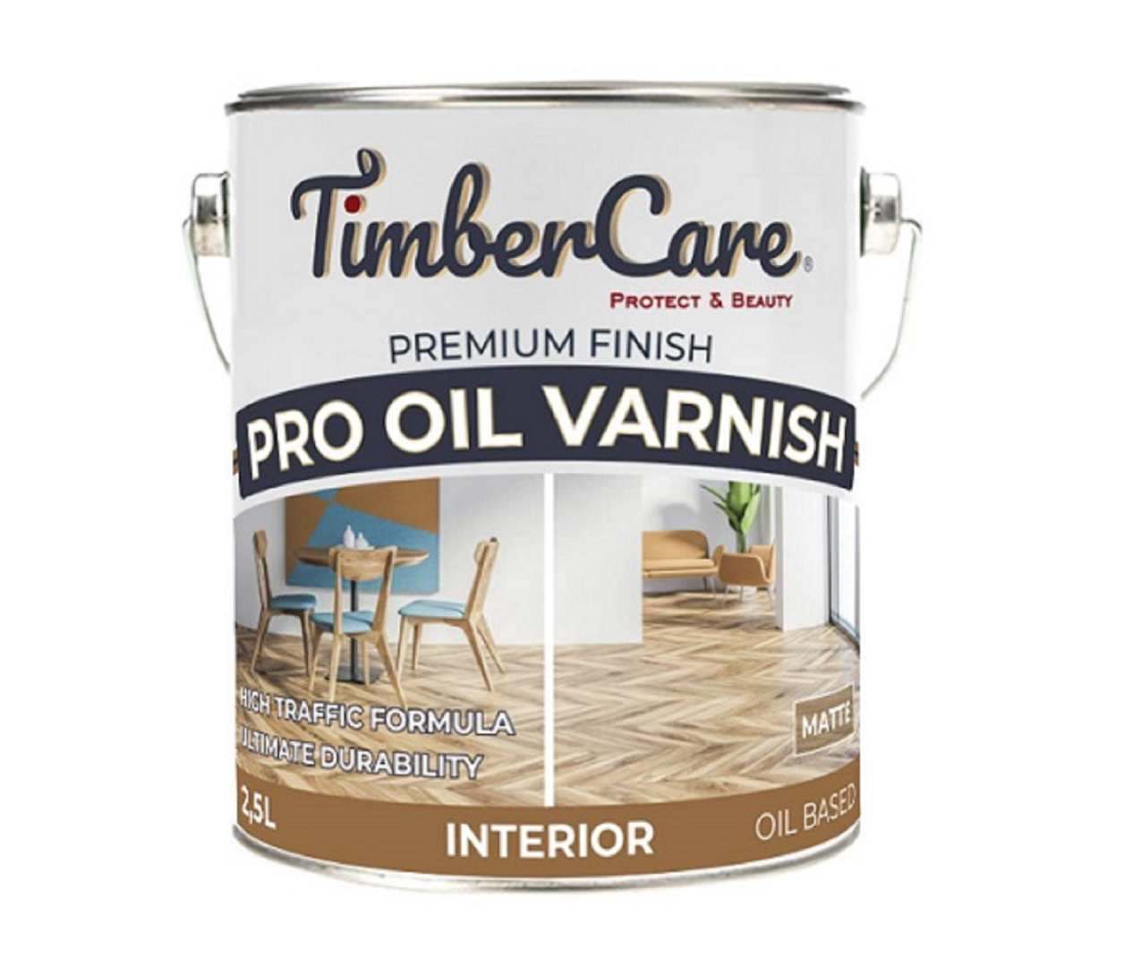 Лак алкидно-уретановый TimberCare  Pro Oil Varnish / масляная / бесцветный / ультраматовый