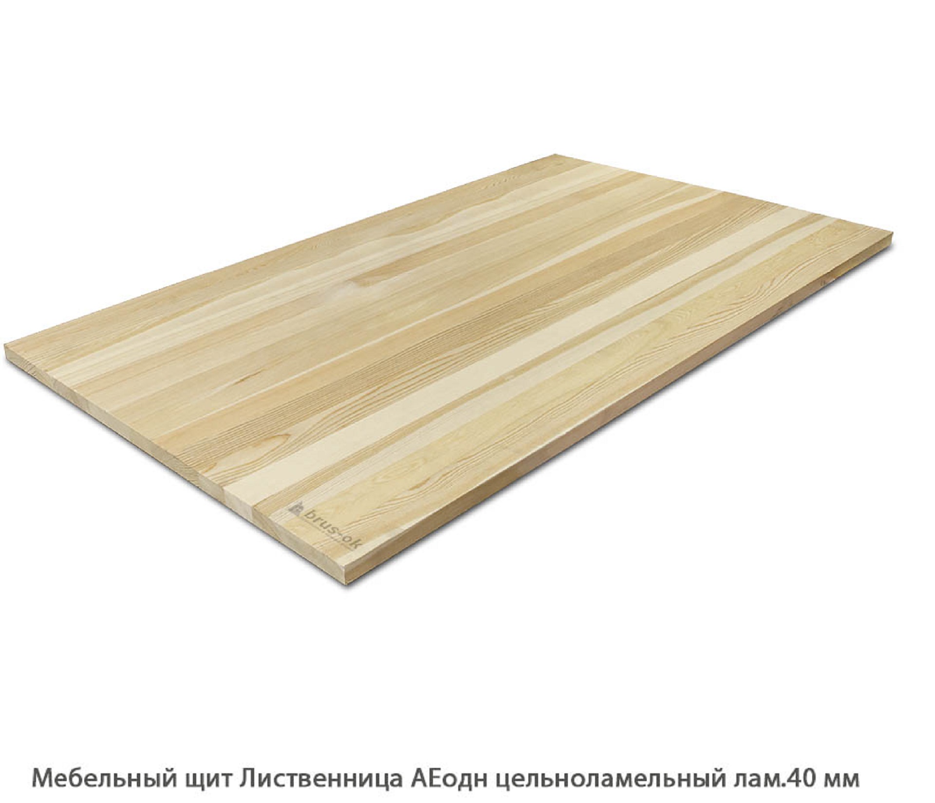 Мебельный щит Лиственница цельноламельный 18мм.