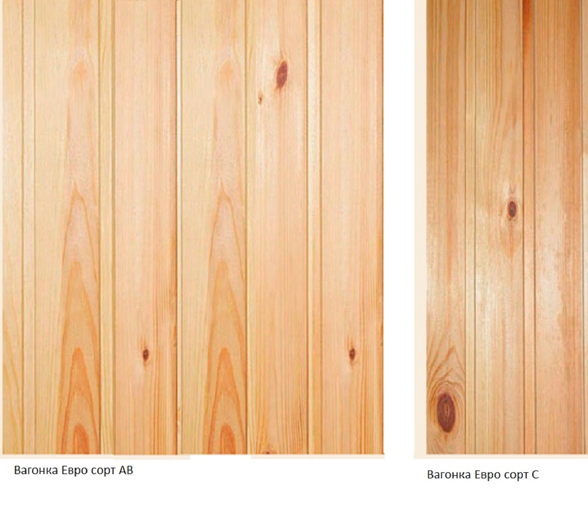 Вагонка деревянная Ель/Сосна С цельн.массив Архангельск