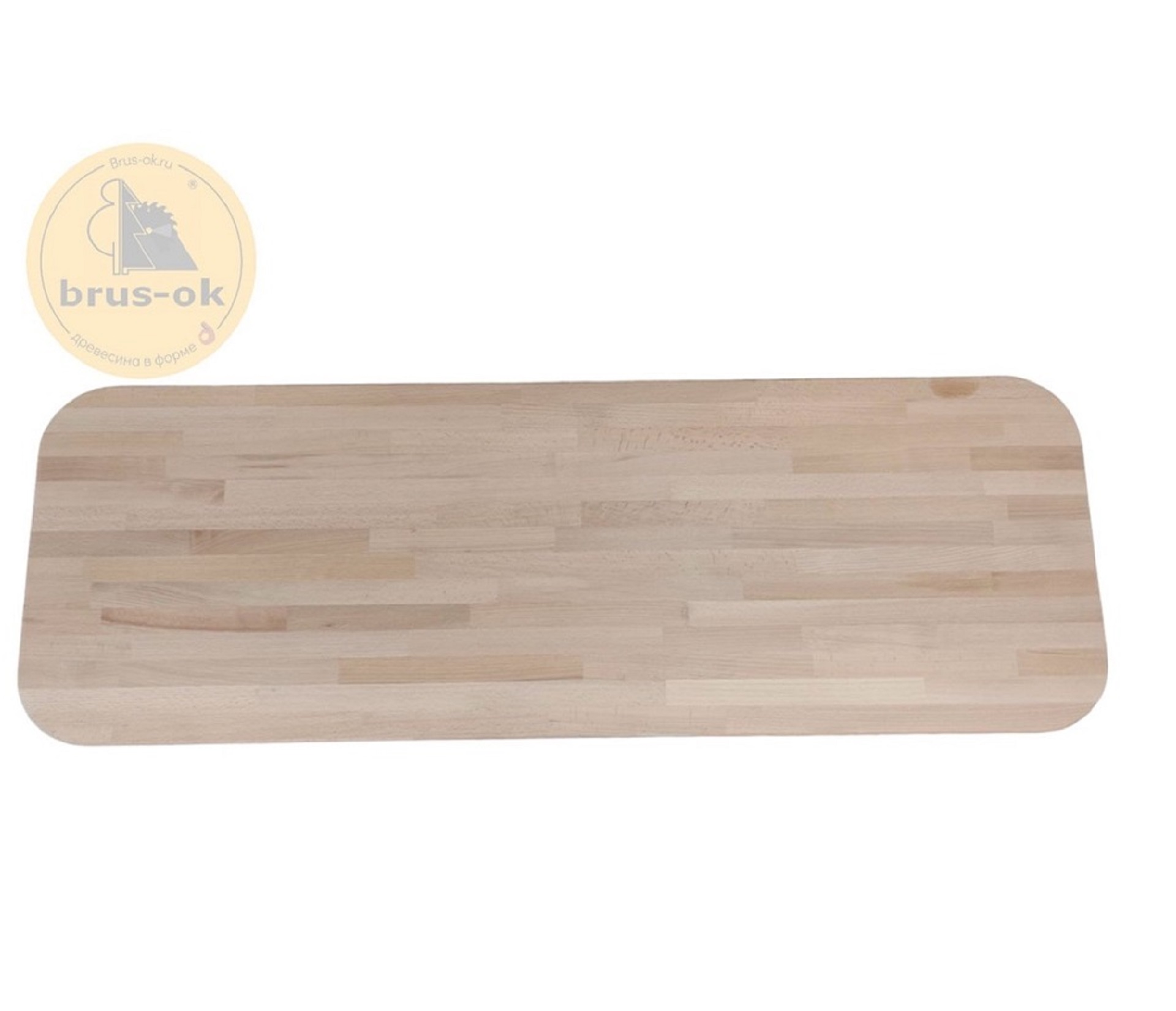 Столешница деревянная овальная Бук АВ сращенный