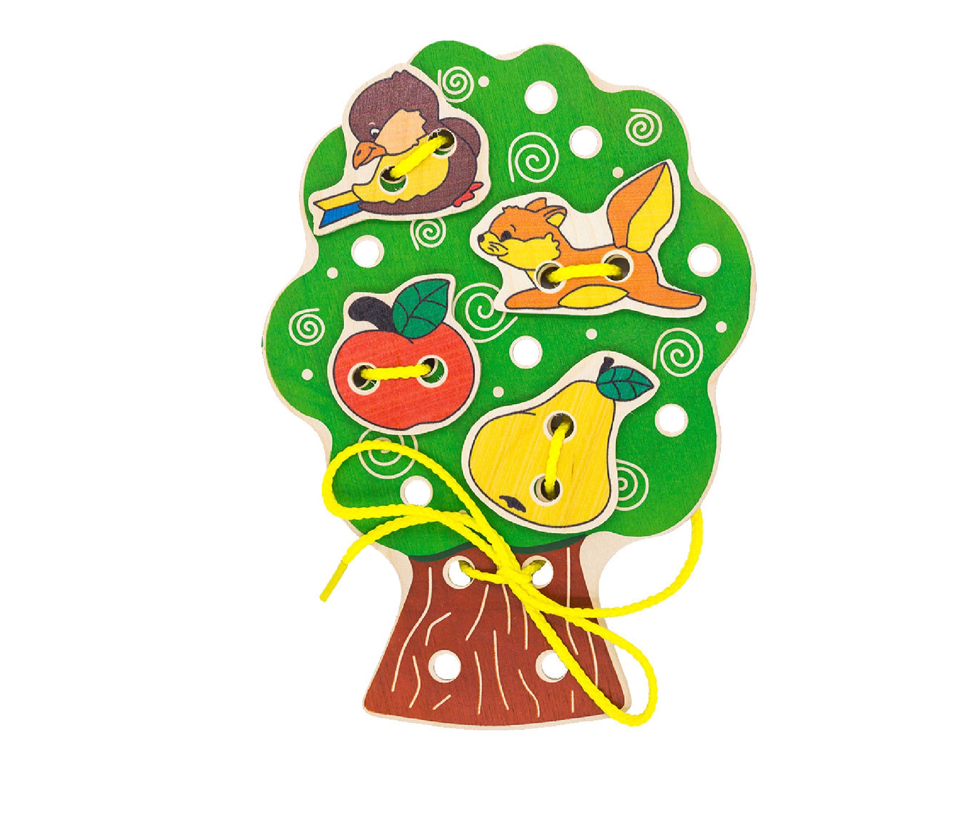 Шнуровка "Дерево" / 10 * 150 * 210 мм