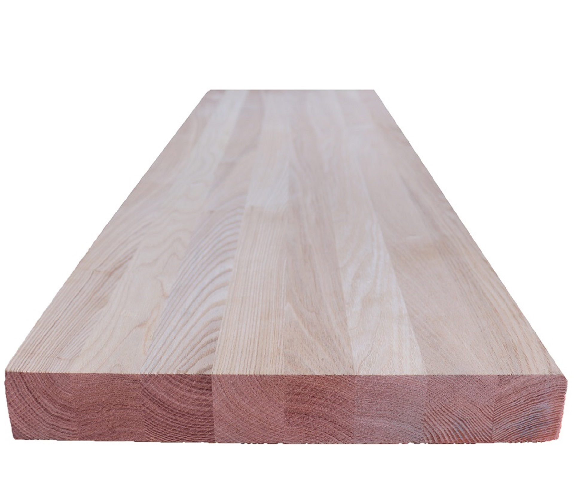 Мебельный щит Ясень цельноламельный 40мм.