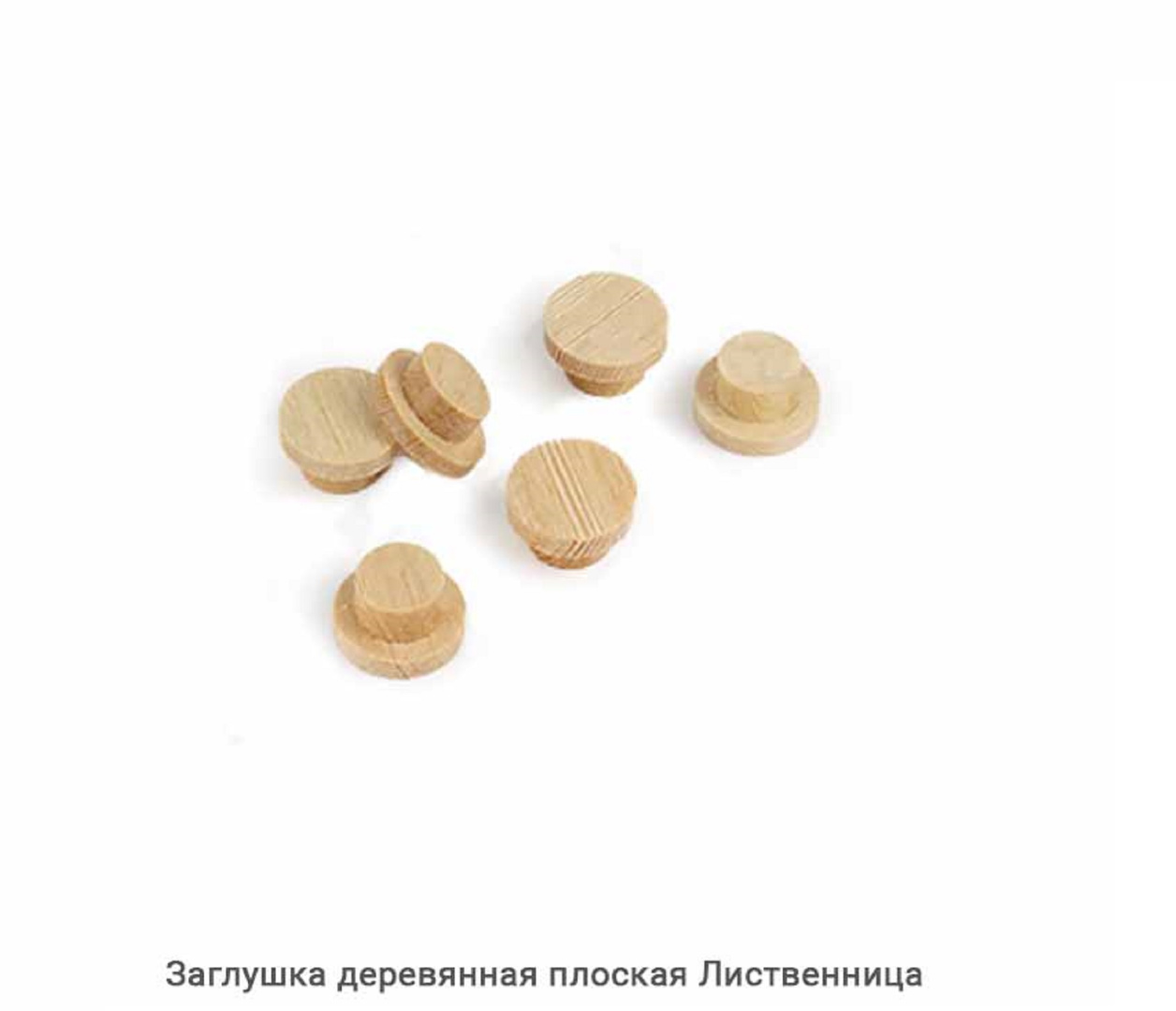 Заглушка деревянная плоская Лиственница