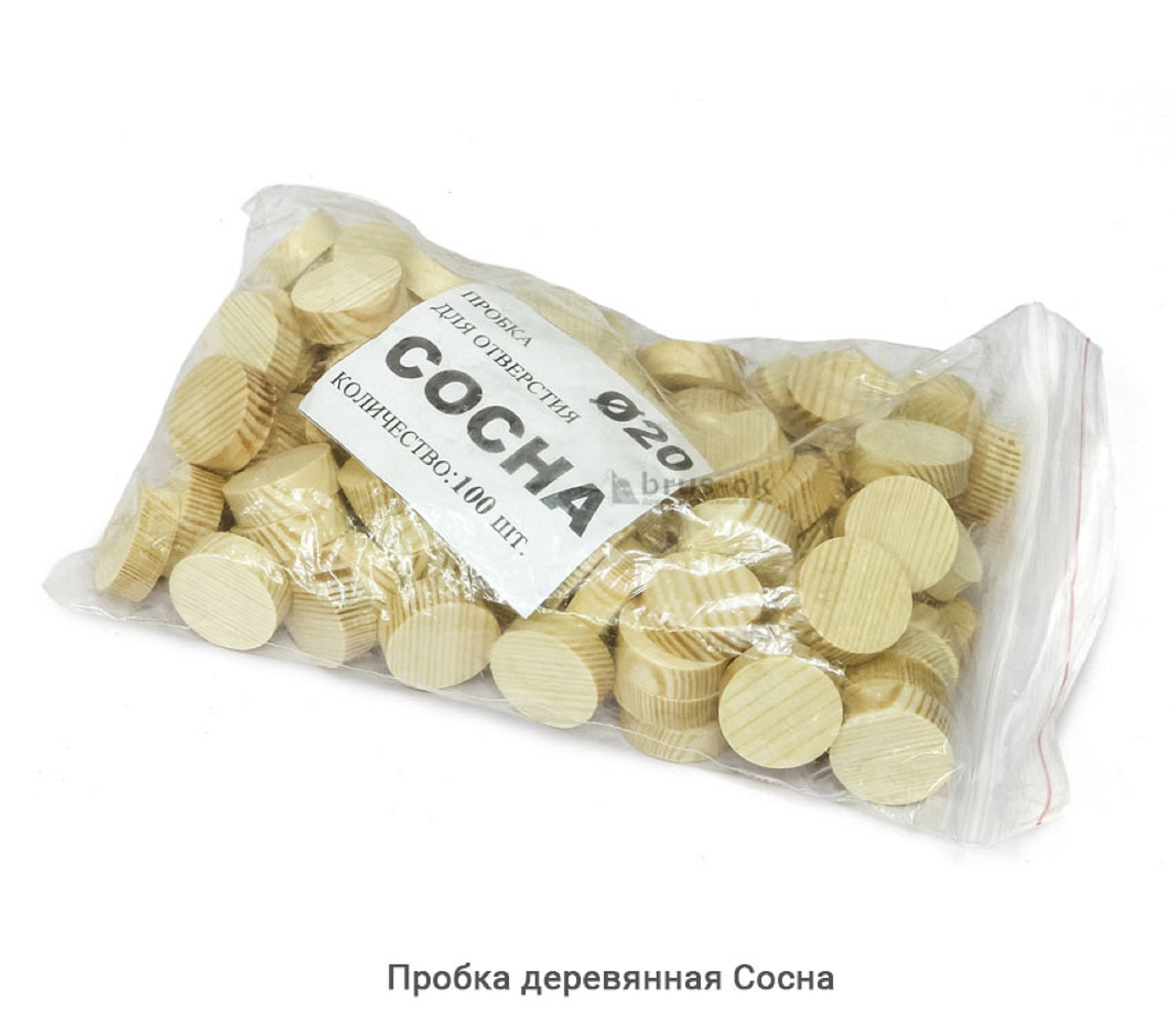 Пробка деревянная Сосна