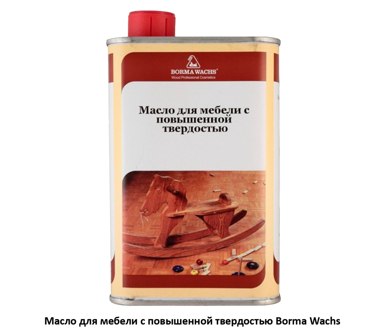 Масло с твердым воском Borma Wachs для мебели / прозрачный / полуматовый