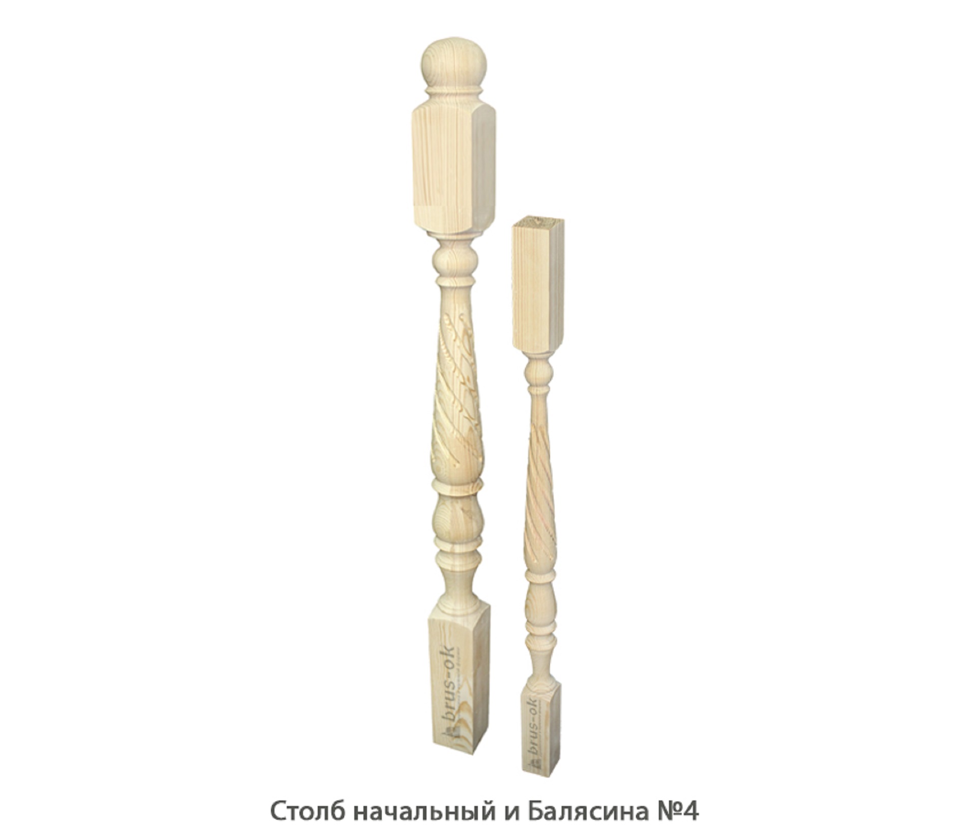 Столбы колонны - Столбы, колонны для лестницы деревянные купить, Москва, СПБ, Курск