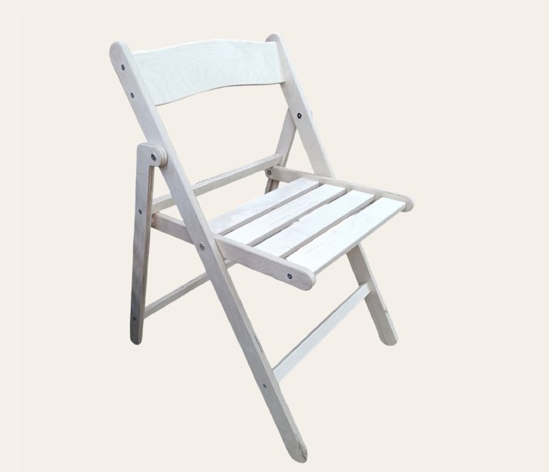 Стул деревянный складной Береза / без отделки