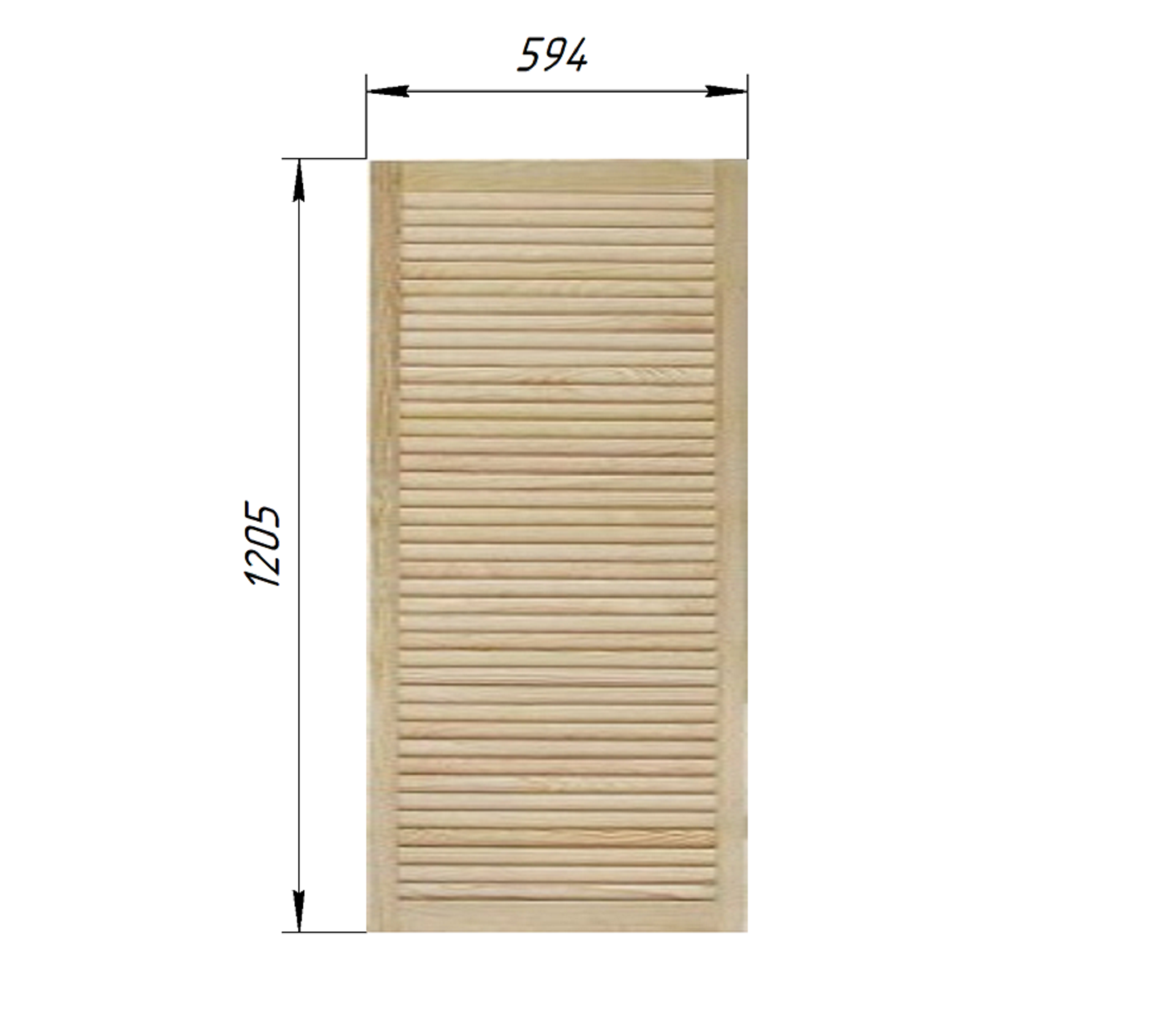 Жалюзийные дверцы - Купить жалюзийные дверцы деревянные, хвоя, сосна - в Москве, СПБ и Курске