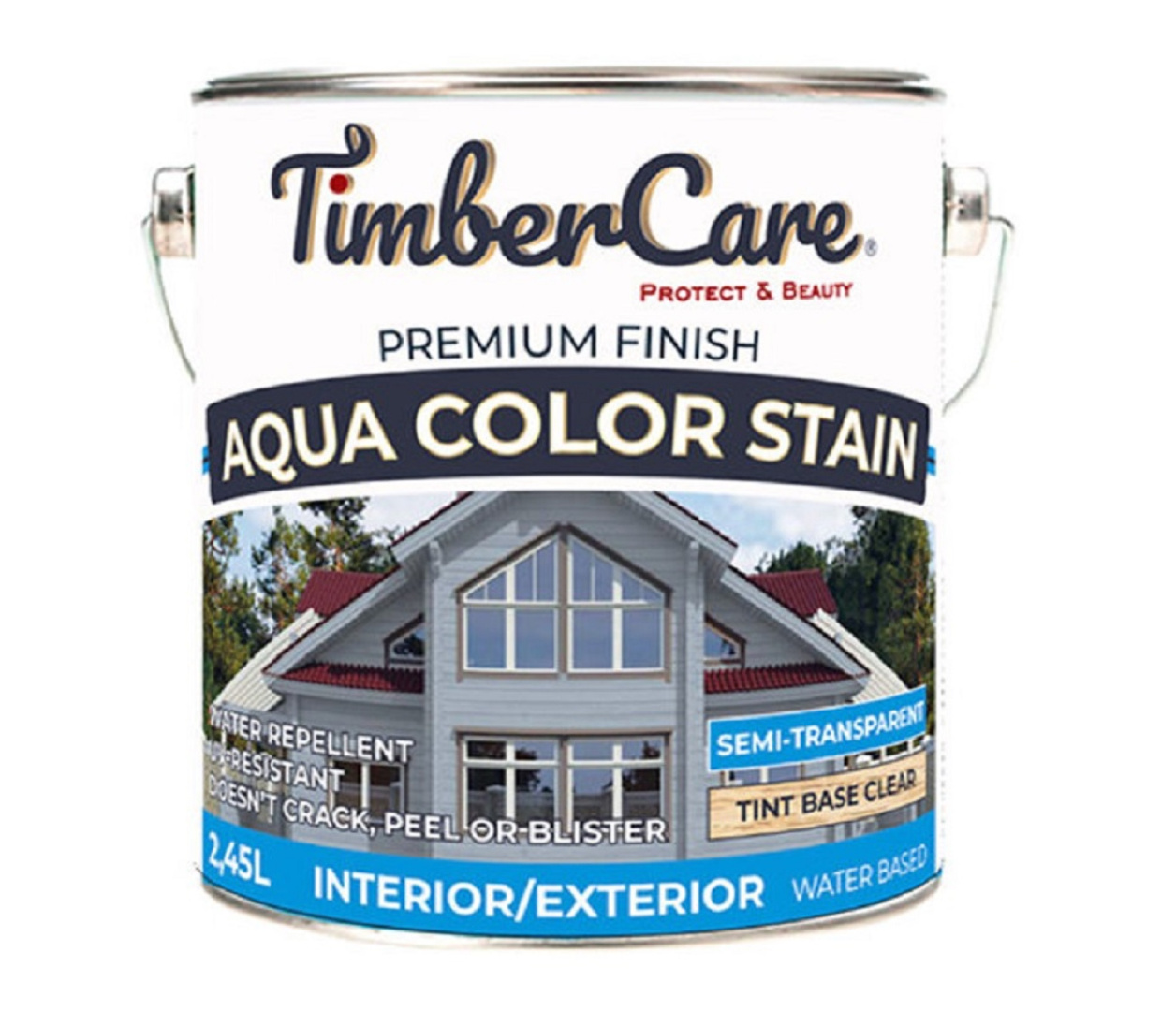 Суперстойкое полупрозрачное экопокрытие  TimberCare  Aqua Color Stain / прозрачный