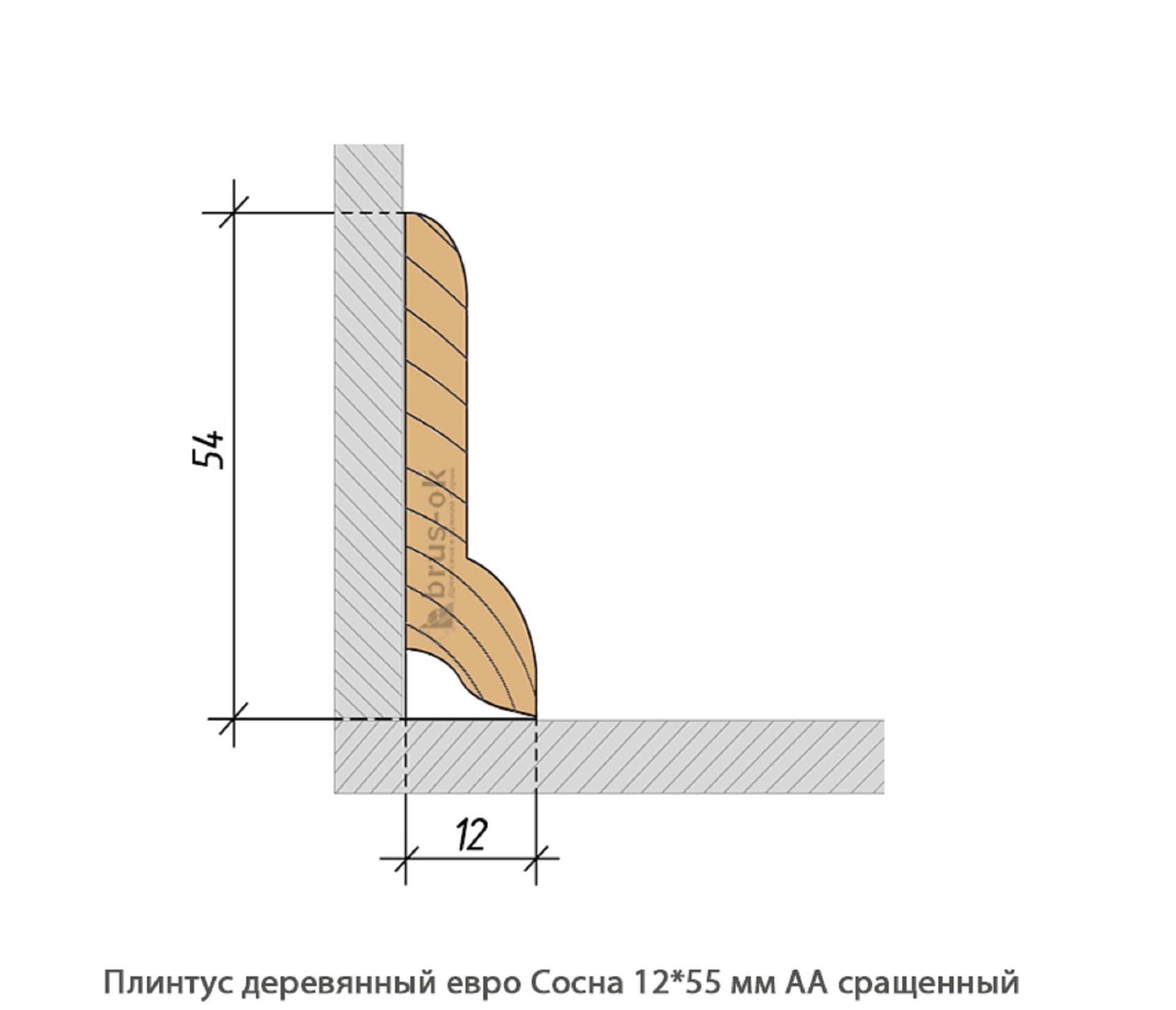 Плинтус деревянный - Плинтус деревянный купить, для пола и потолка - по лучшим ценам - Москва, СПБ и Курск