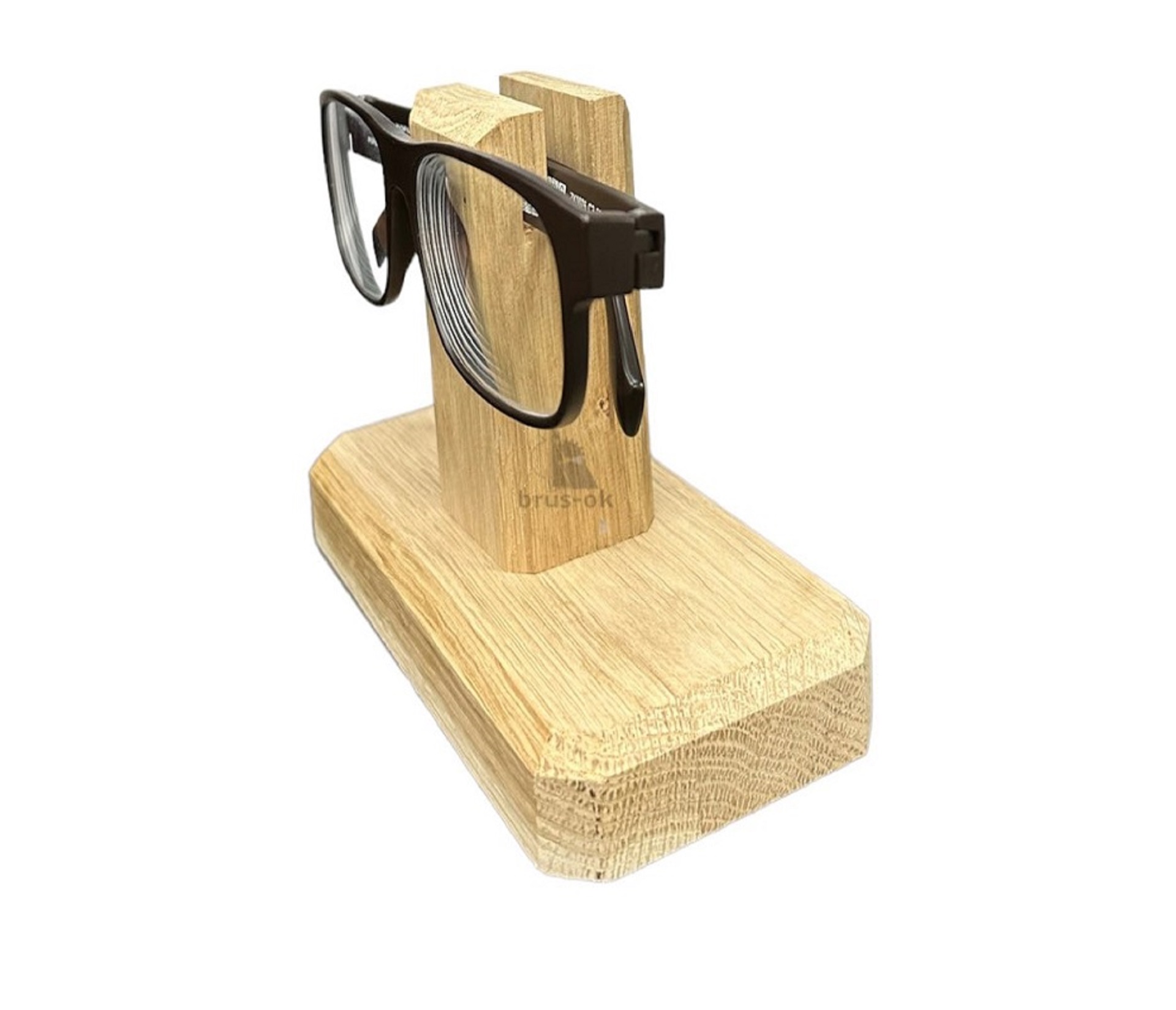 Подставка держатель для очков / Дуб / масло-воск / 75 * 100 * 150 мм