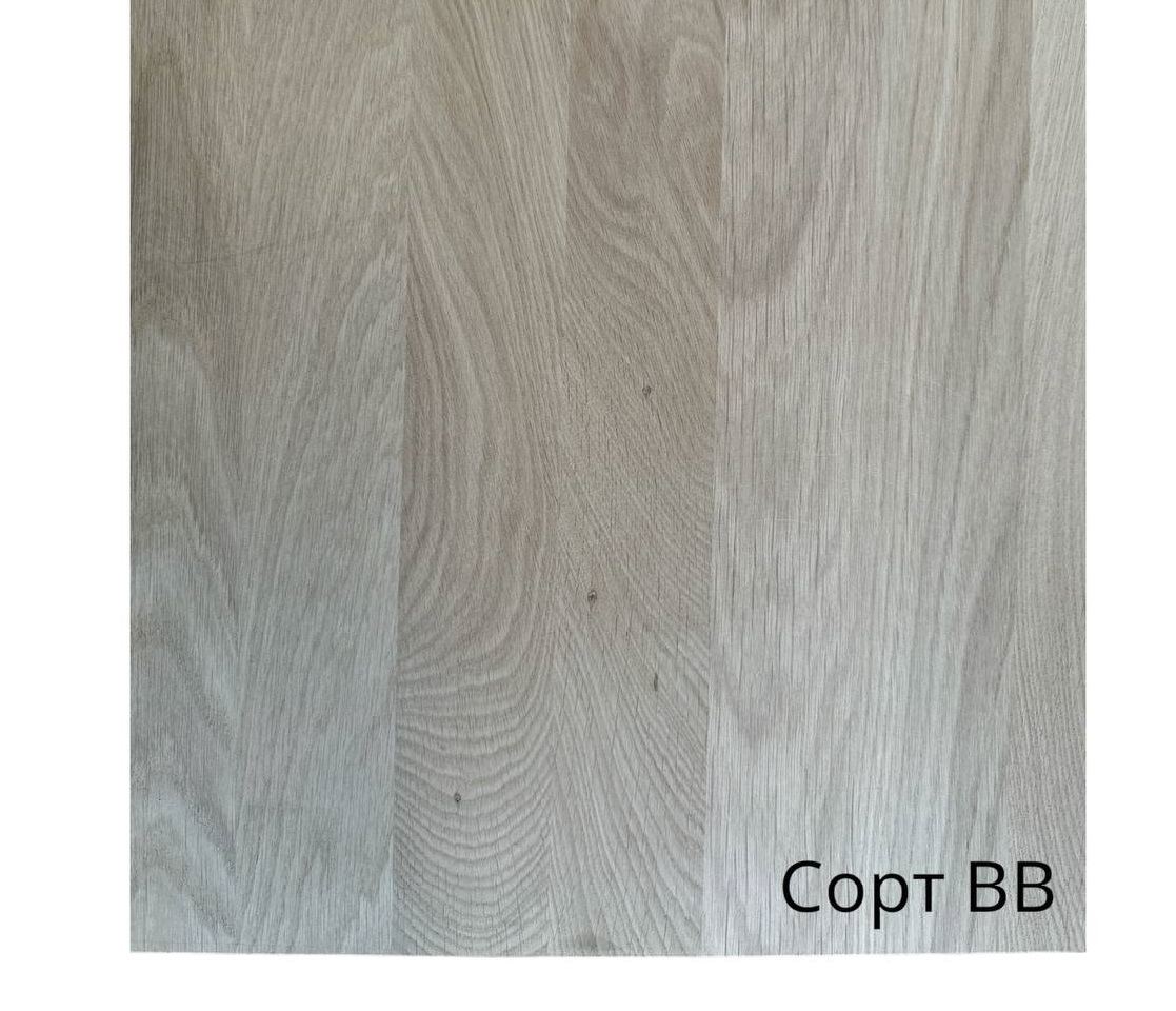 Мебельный щит Дуб цельноламельный 40мм.