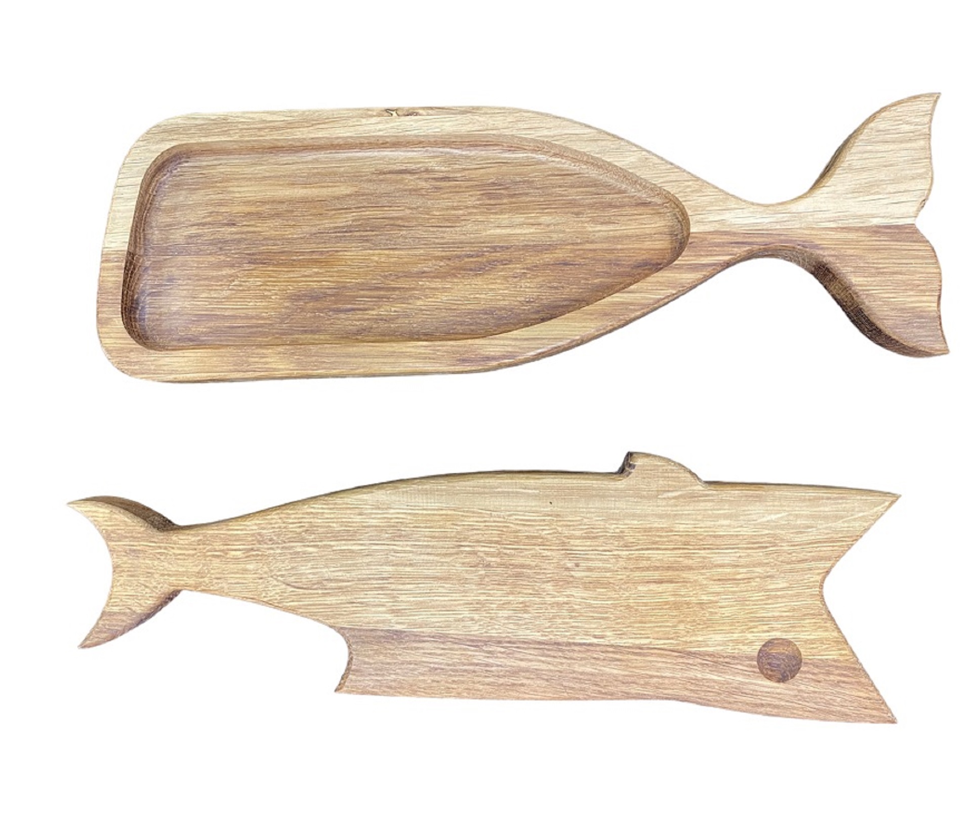 Сервировочная доска Рыба / Дуб / масло-воск / 20 * 80 * 250 мм