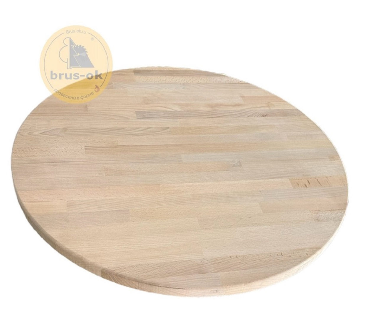 Столешница деревянная круглая Бук АВ сращенный