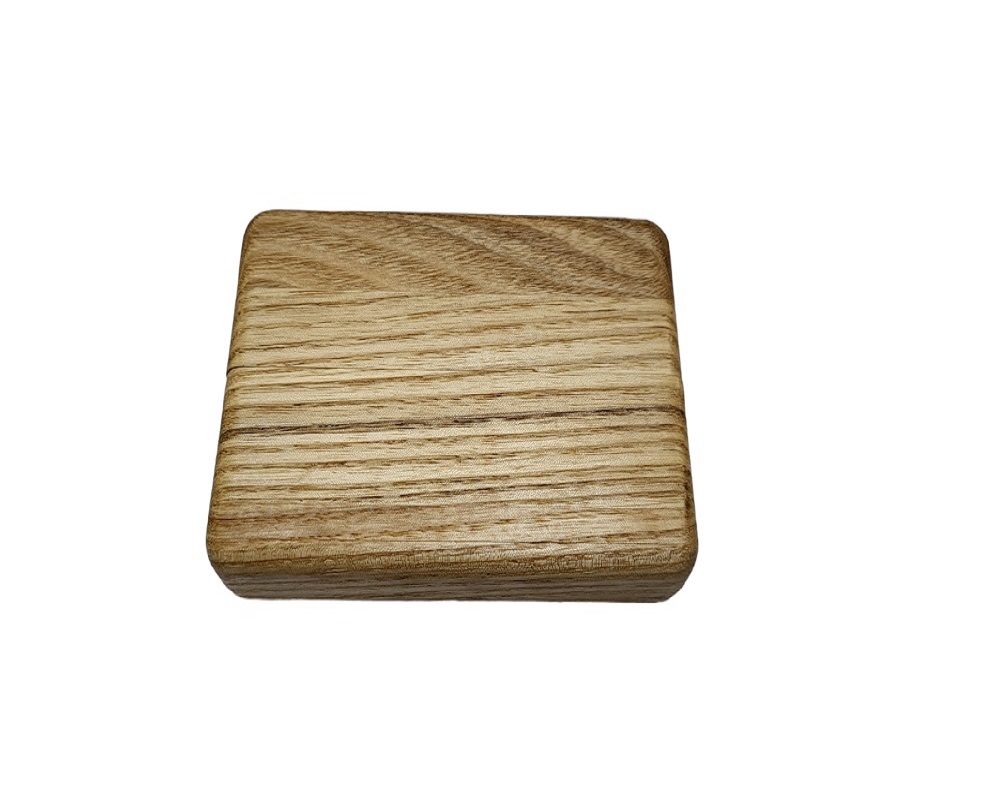 Подарочная коробочка из дуба для визиток и карт / Дуб / масло-воск / 20 * 75 * 110 мм