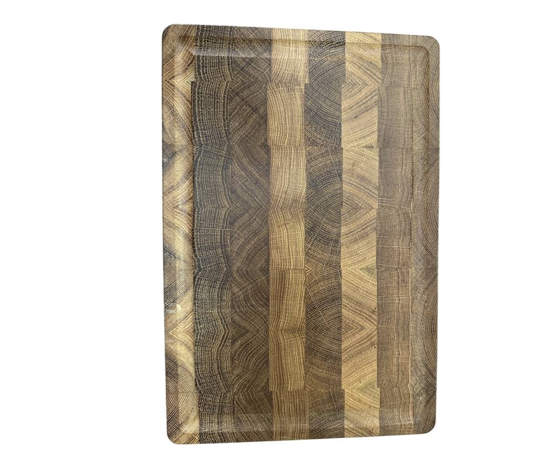 Разделочная доска торцевая  / Дуб / масло-воск / 30 * 200 * 300 мм