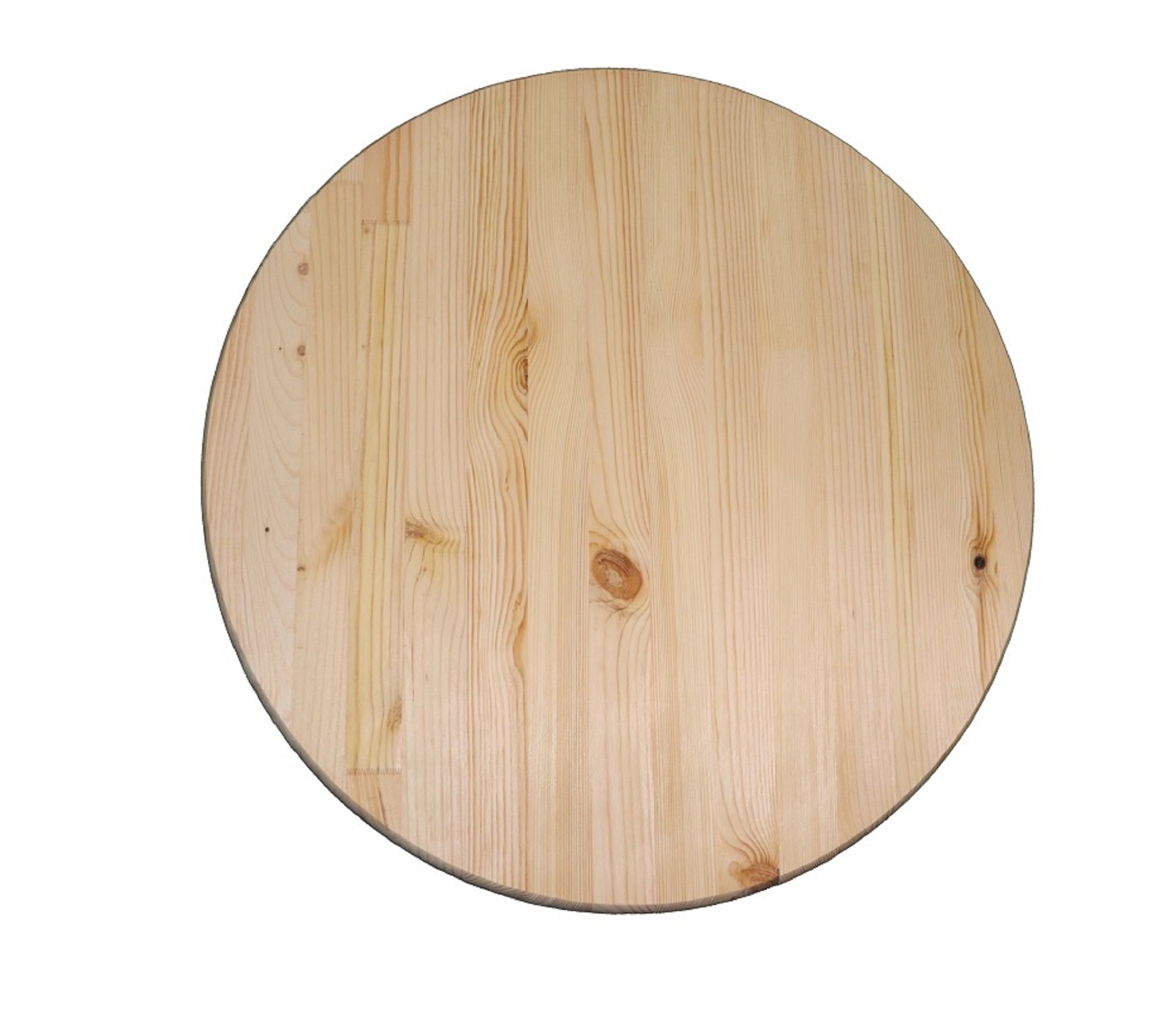 Столешница деревянная круглая Сосна АВ сращенный