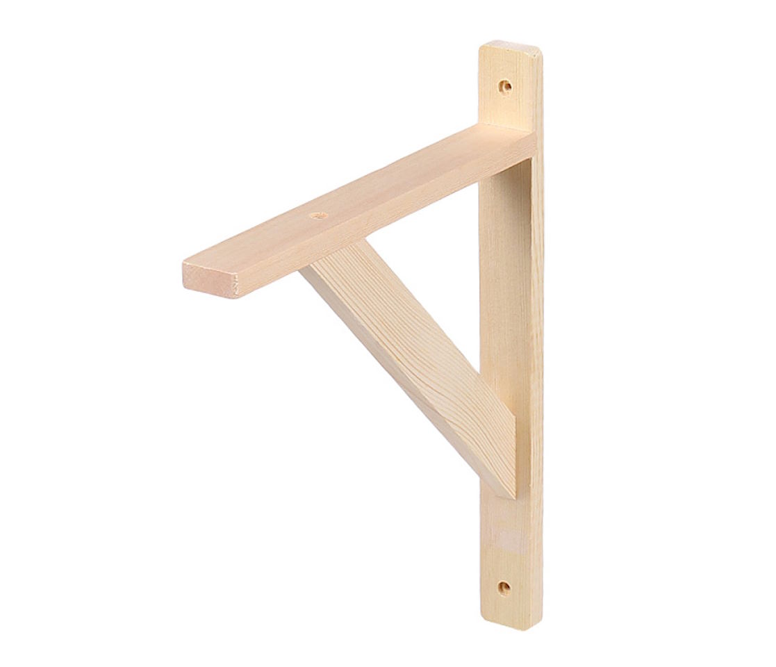Уголок кронштейн деревянный Larvij / Сосна