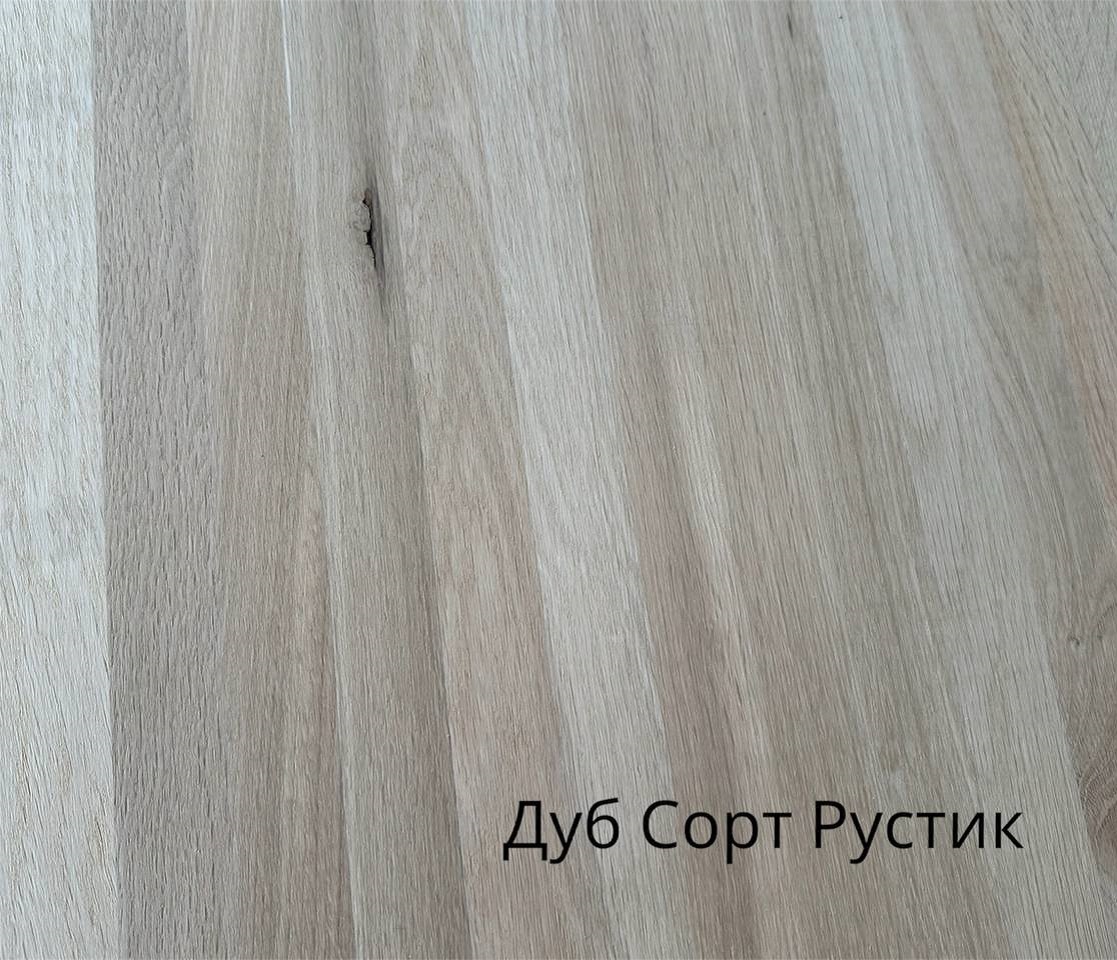 Мебельный щит Дуб цельноламельный 40мм.