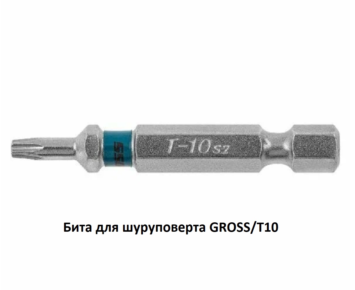Бита для шуруповерта Gross / T10