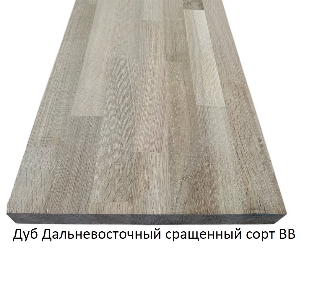 Мебельный щит Дуб сращенный 40мм.