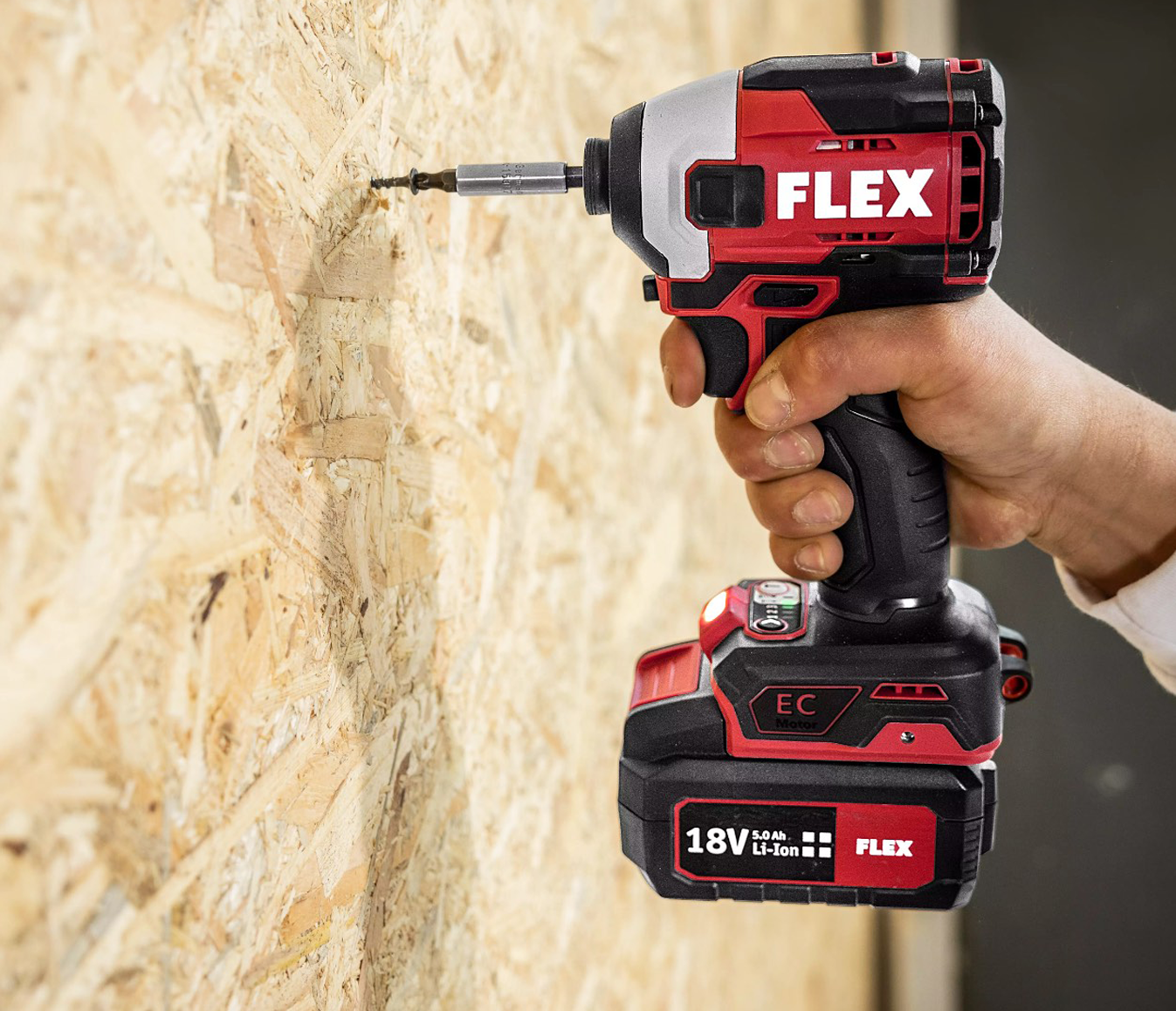 Винтоверт аккумуляторный FLEX 1/4 18.0-EC HD/5.0 / кейс