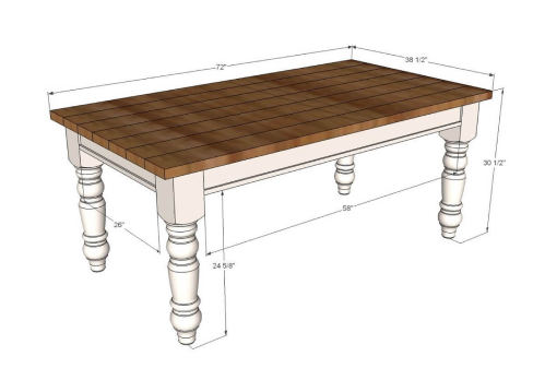 Деревянный стол из лиственницы своими руками
