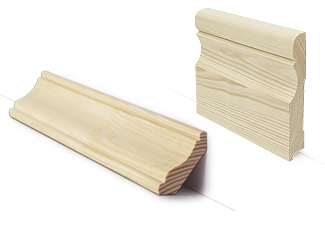 Плинтус деревянный - Плинтус деревянный купить, для пола и потолка - по лучшим ценам - Москва, СПБ и Курск