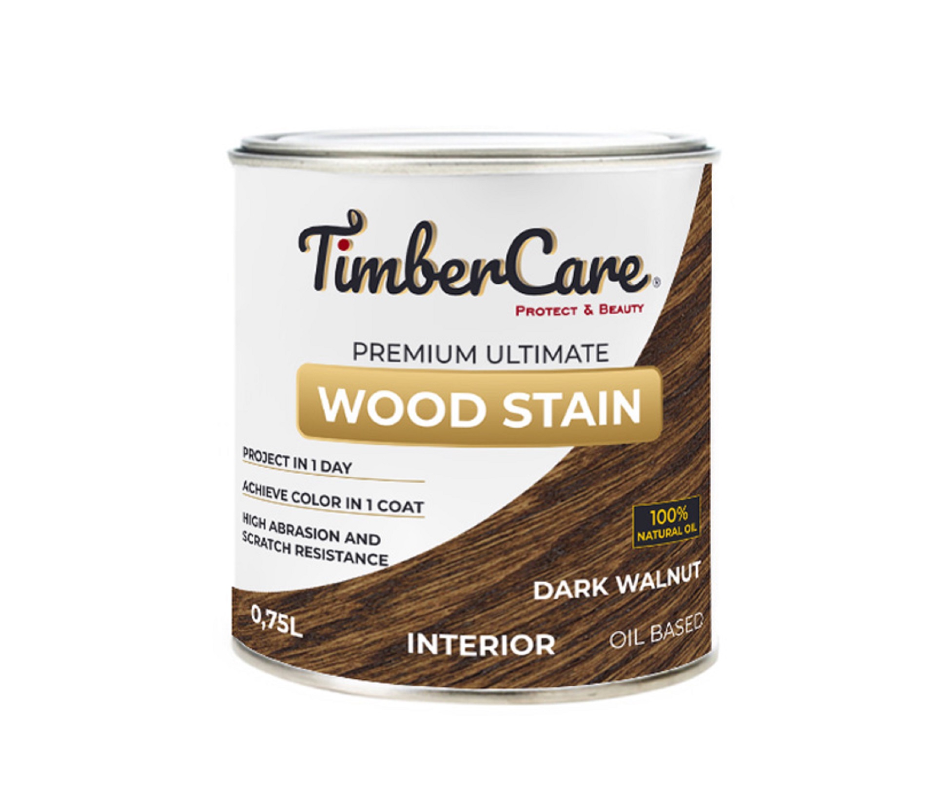 Масло тонирующее  TimberCare  Wood Stain / Dark walnut / Тёмный орех