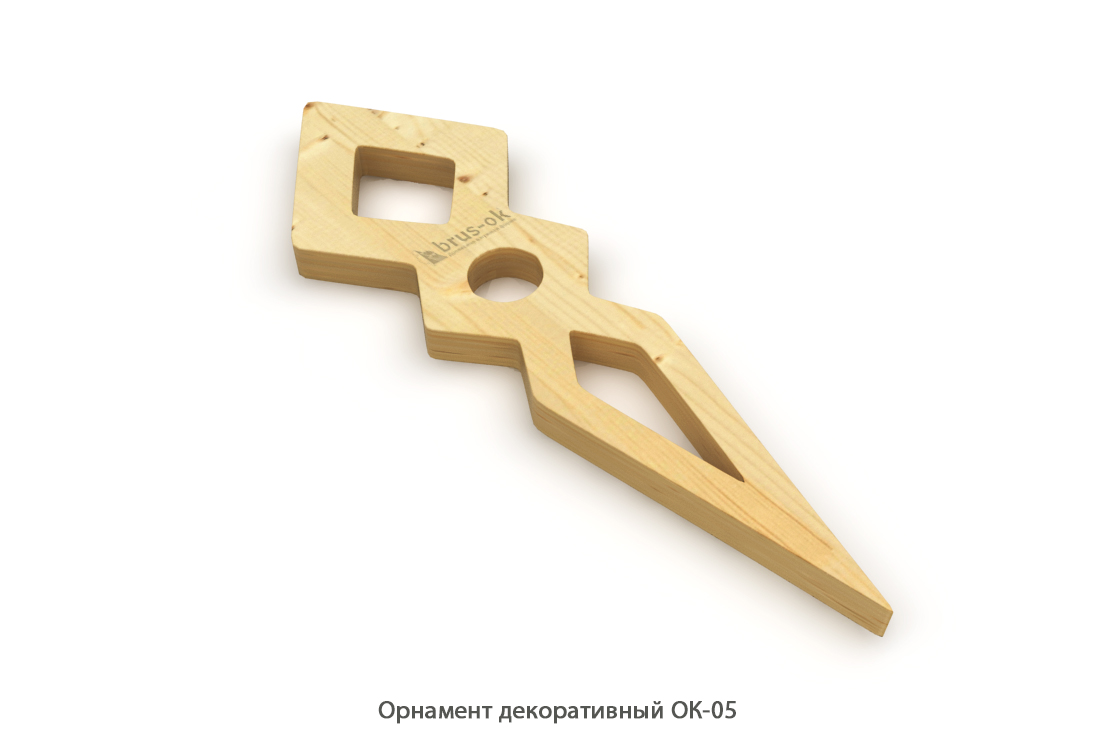 Орнамент декоративный ОК-05 / Ель / цельн.массив