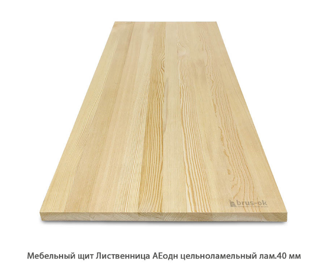 Мебельный щит Лиственница цельноламельный 18мм.