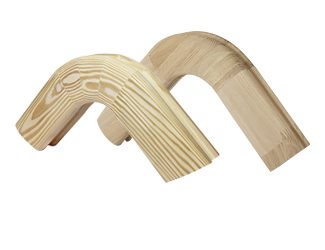 Поворот поручня - Поворот поручня деревянный купить, Москва, СПБ, Курск