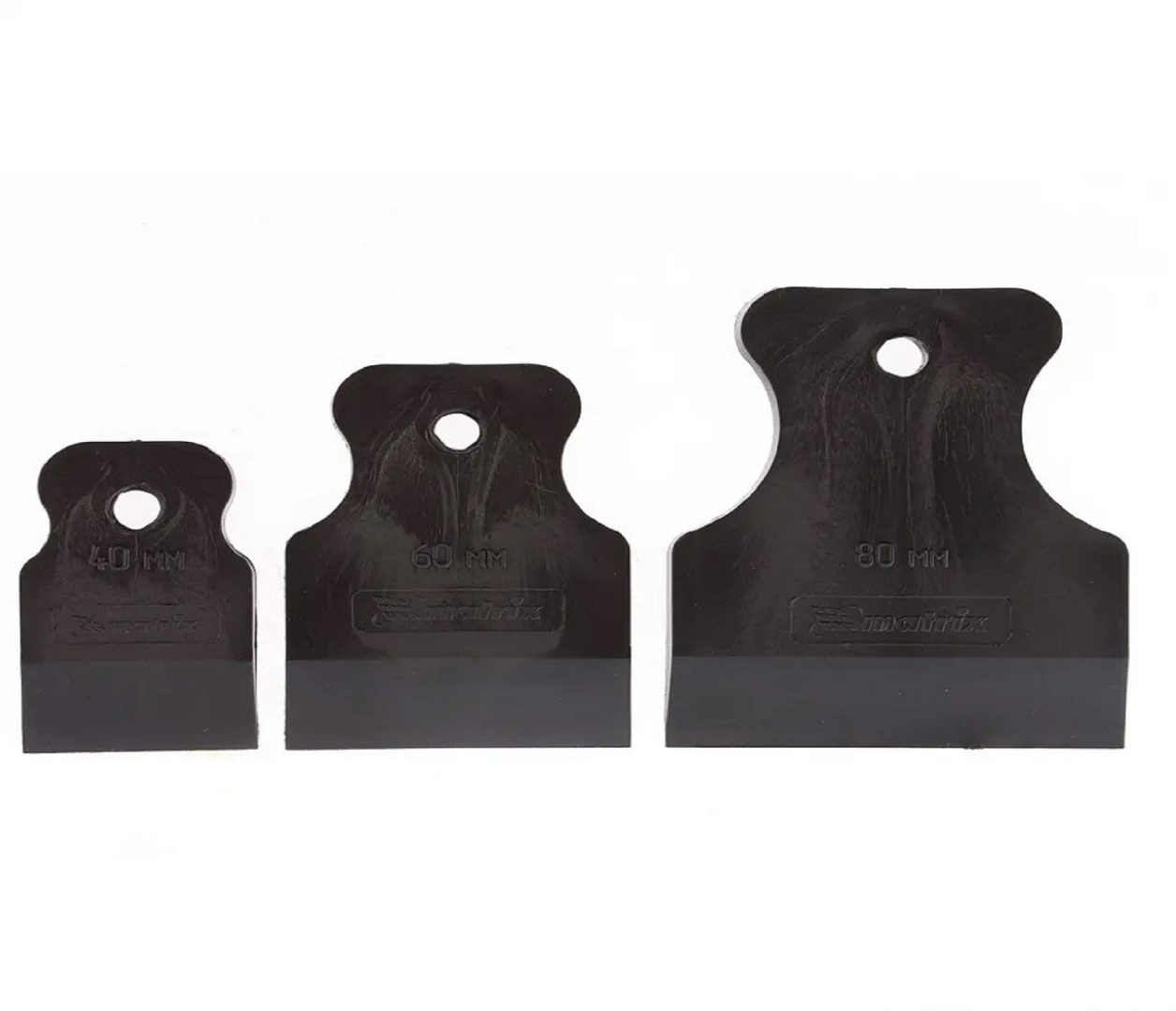 Набор шпателей Matrix / резина / черный