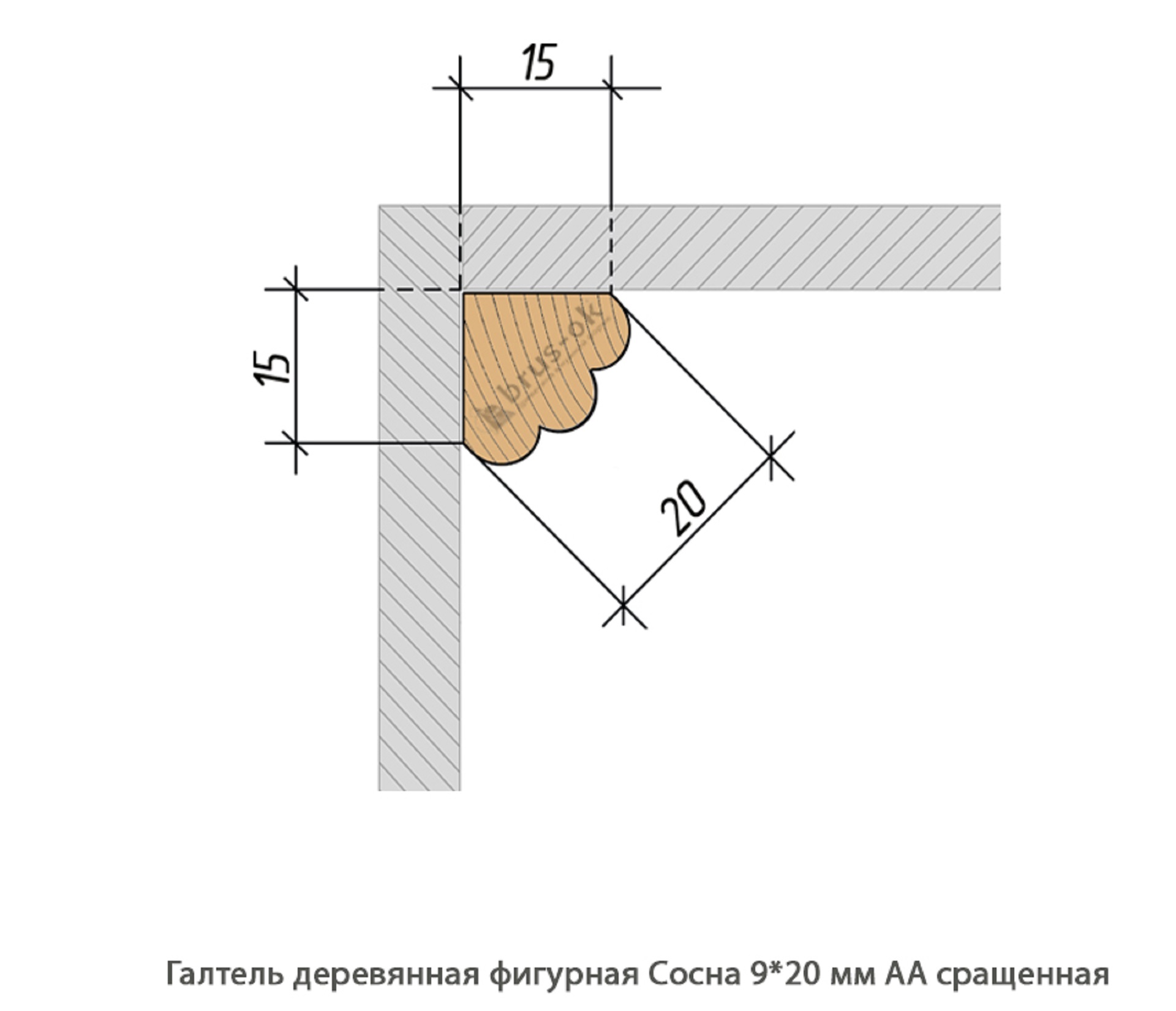 Галтель деревянная - Галтель деревянная купить в Москве, СПБ, Курске