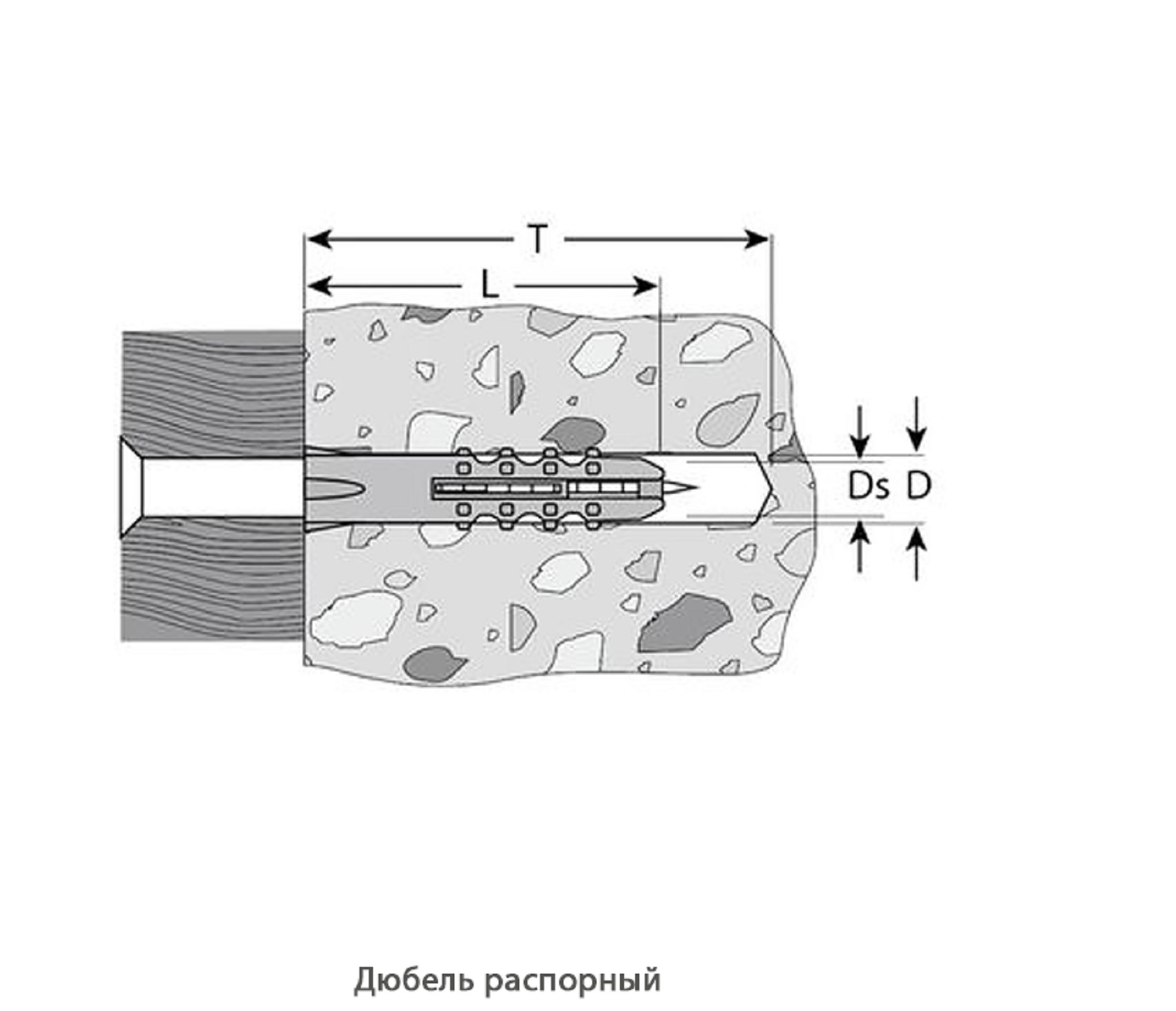 Дюбель распорный