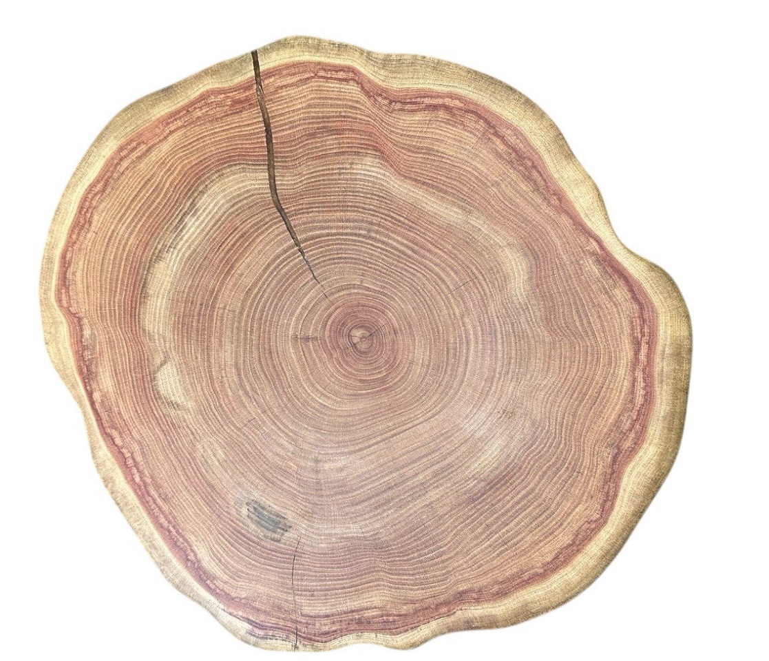 Кофейный стол из слэба  Розовая Акация / эпоксидная смола / масло-воск / бесцветный