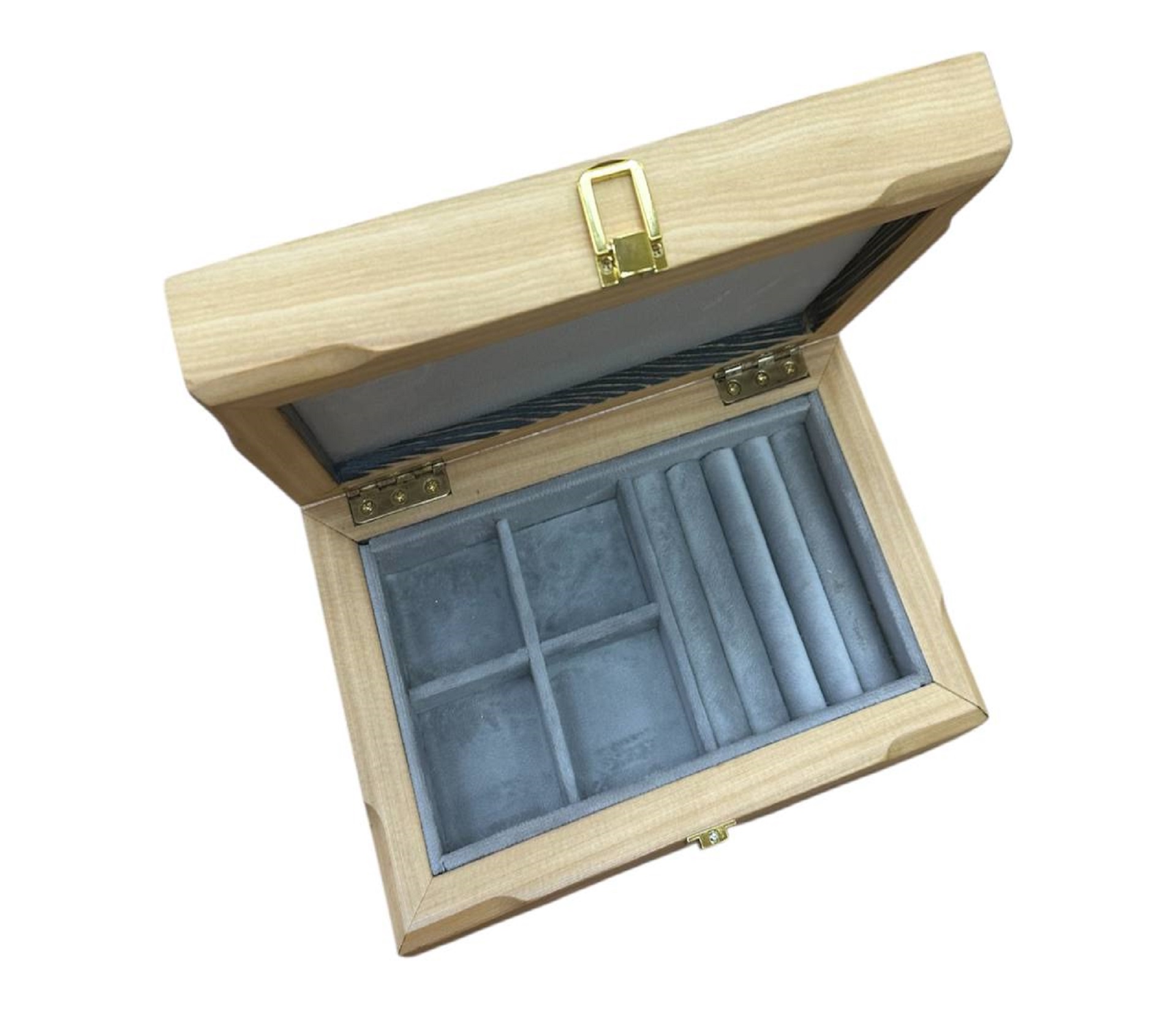 Шкатулка для украшений / Лиственница / масло-воск / 85 * 160 * 250 мм