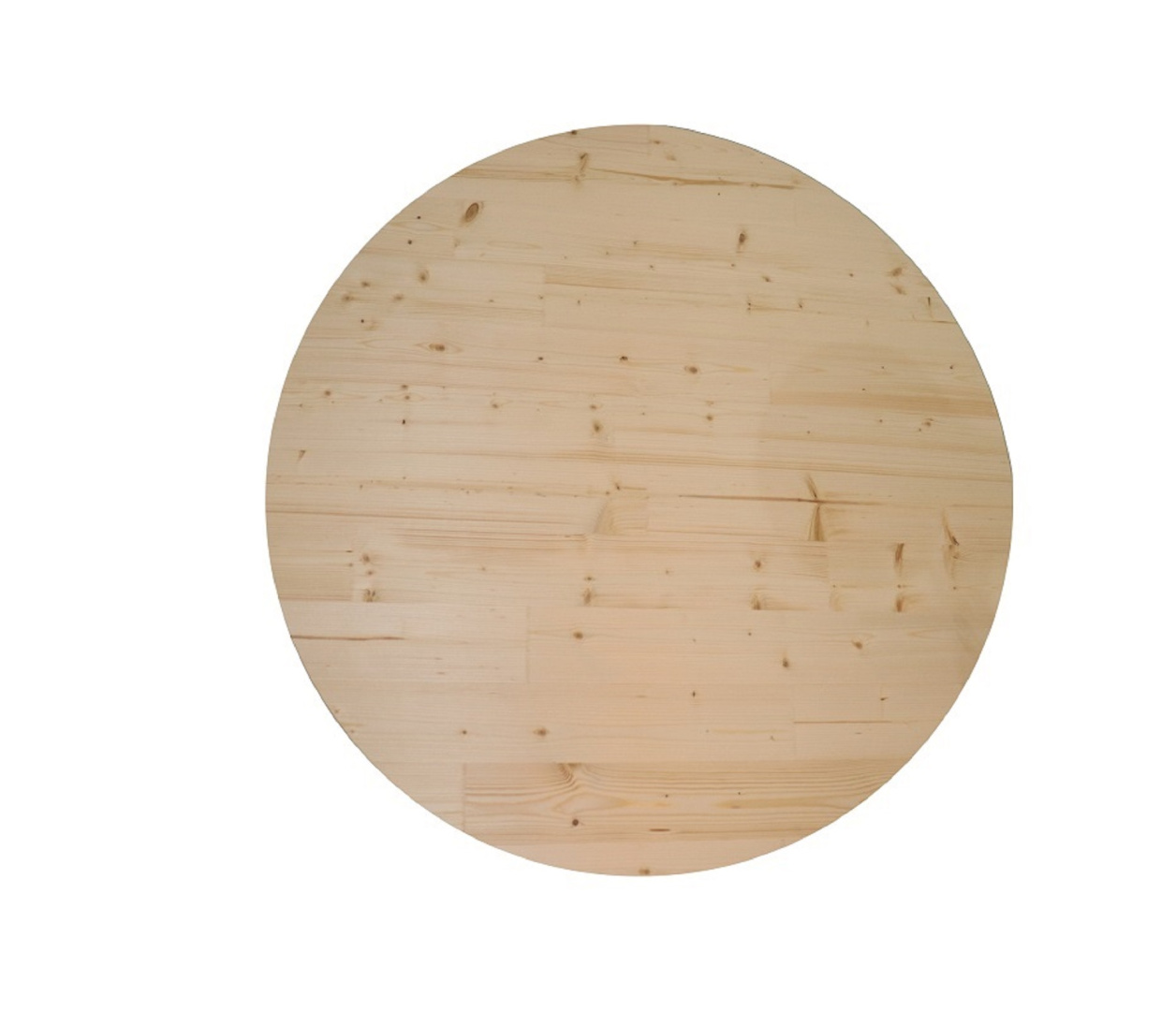 Столешница деревянная круглая Сосна АВ сращенный